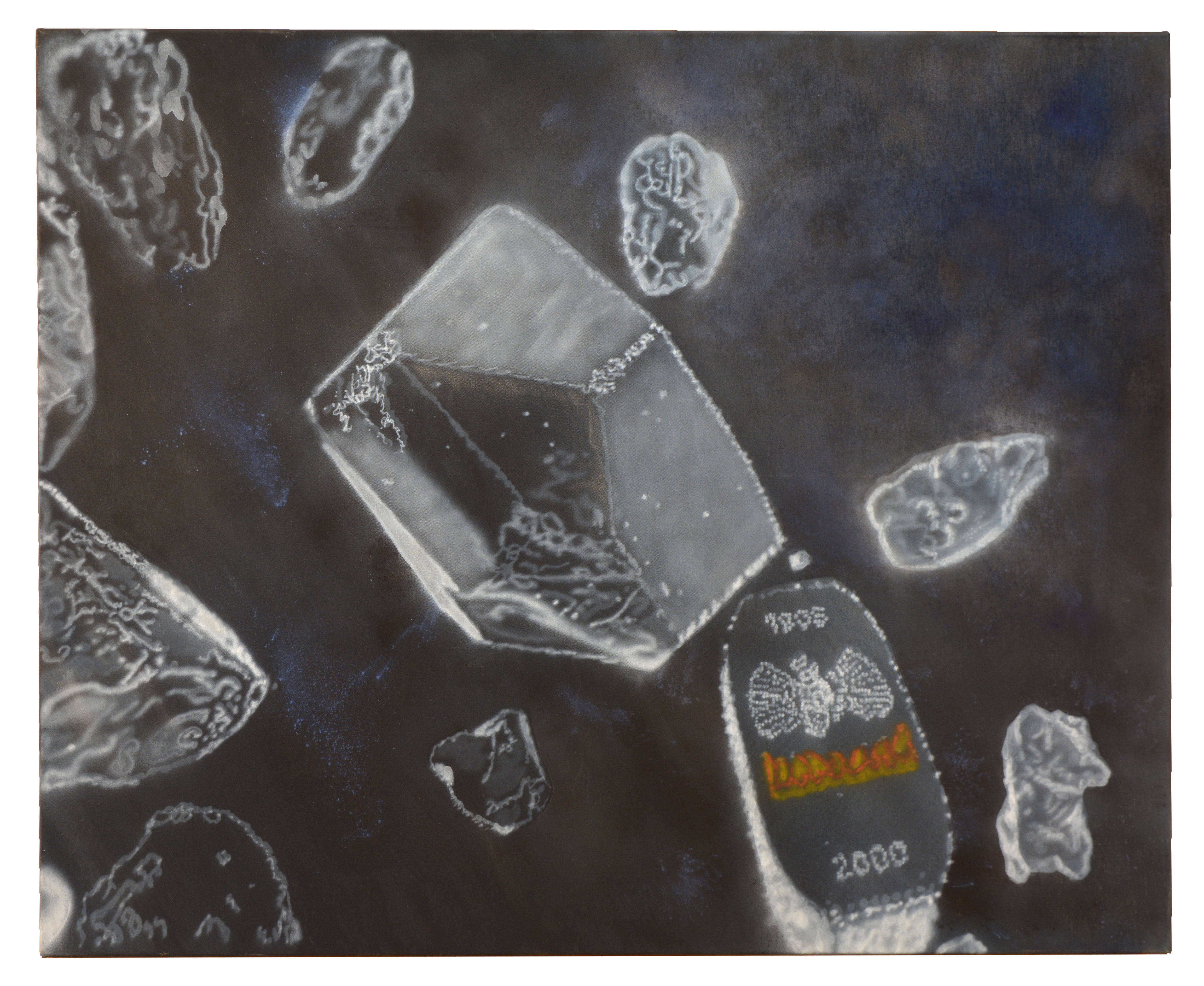 Schwerze, acrylic on canvas, 100x120 cm, 2020