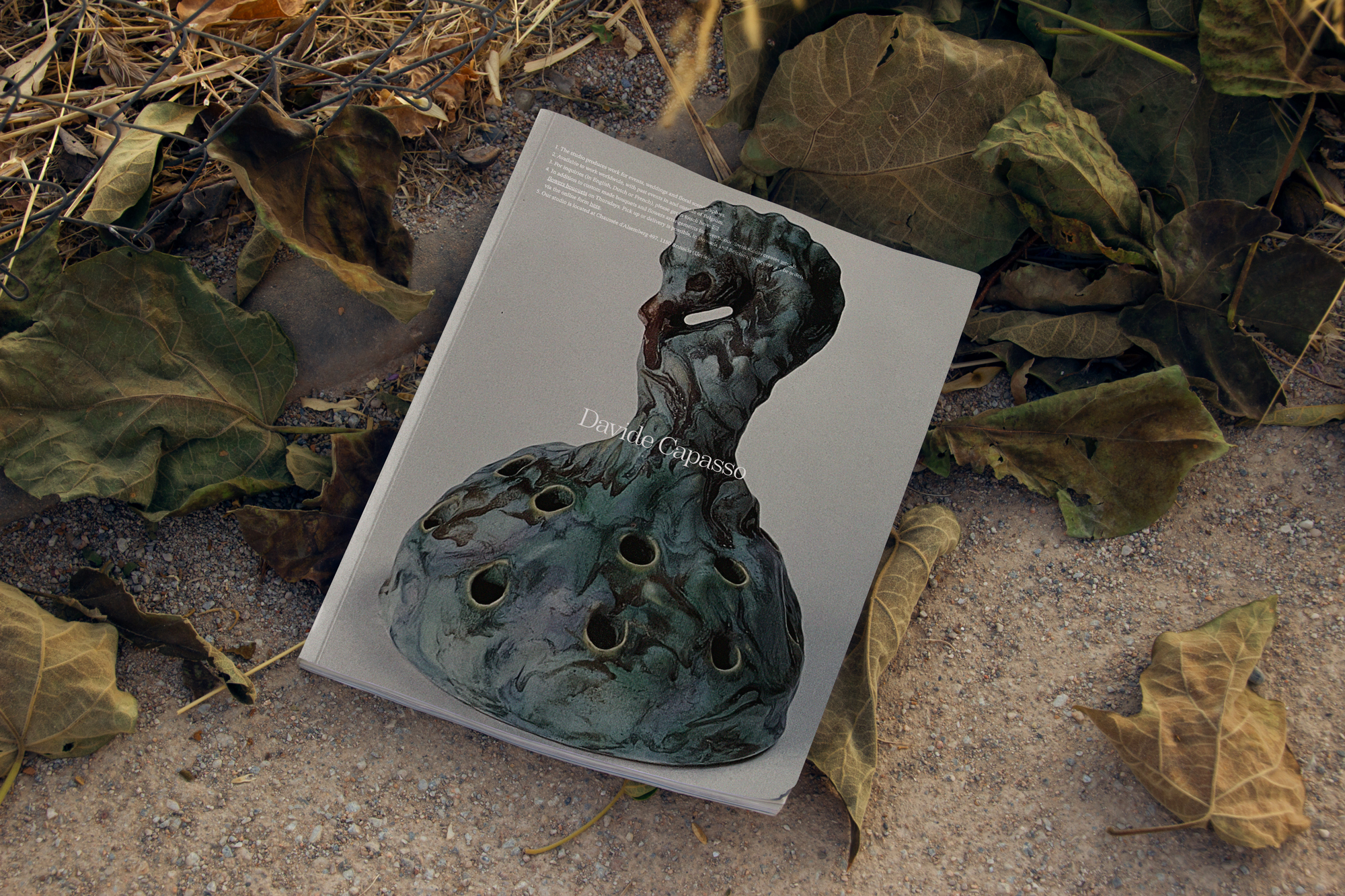 Identity and editorial design for Davide Capasso Florist Design