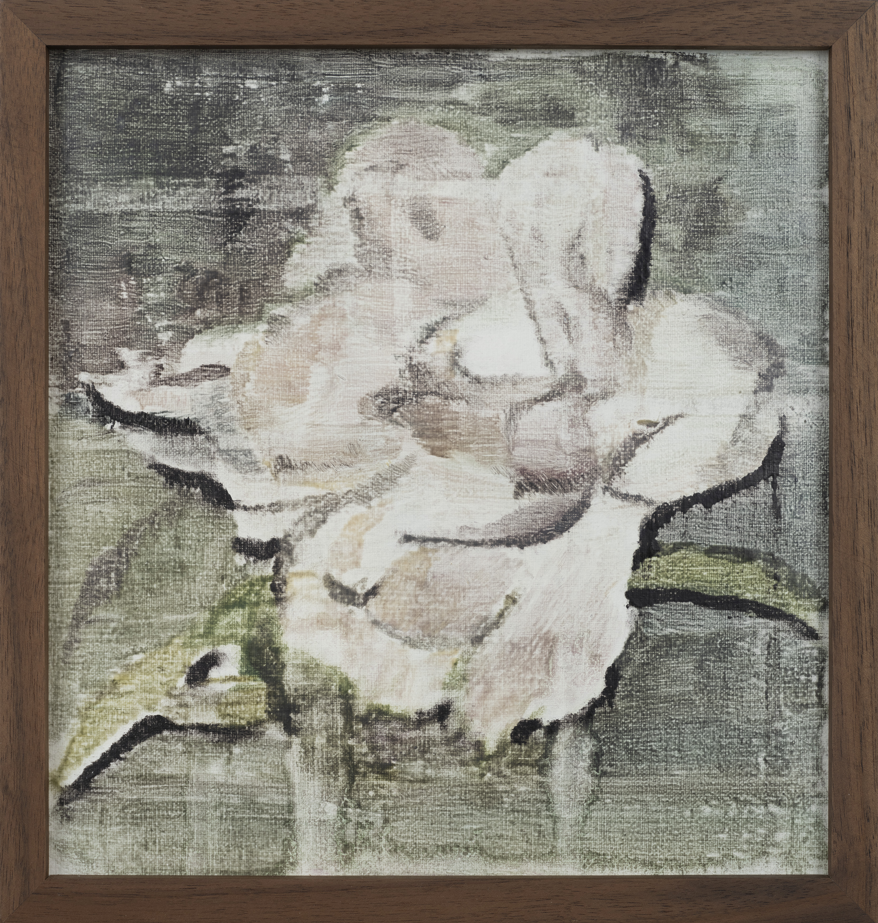 제화 Ceremonial Flower / 2013 / 리넨에 유채 / 22.2x23.5cm 