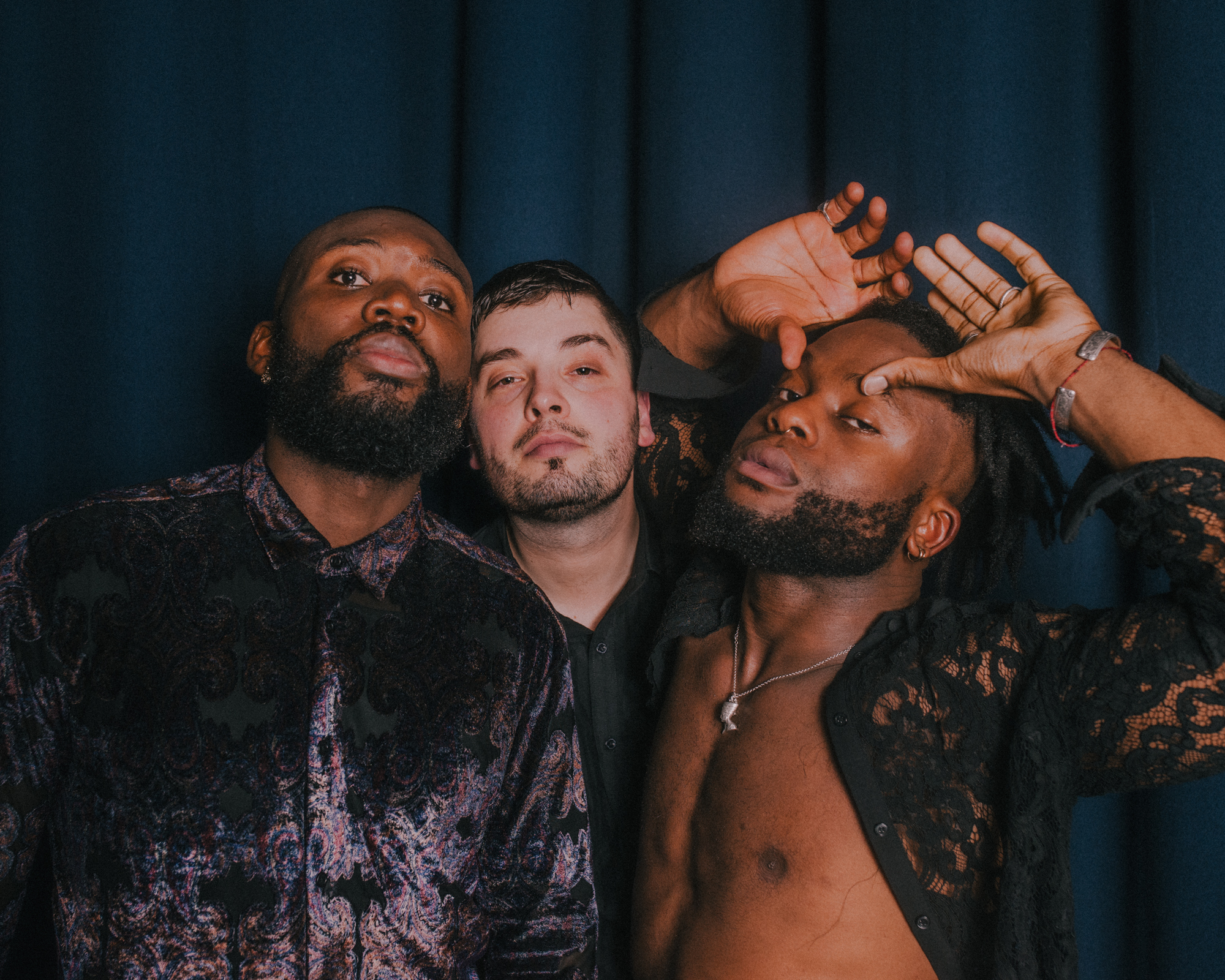 Young Fathers after a show in Bristol for De Volkskrant