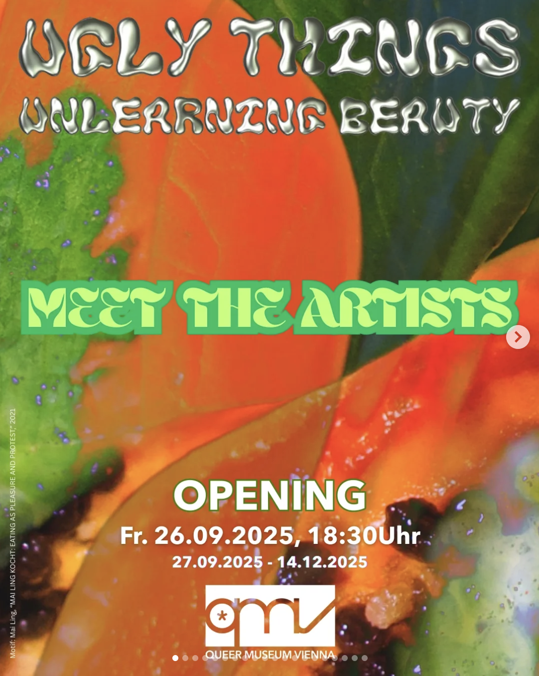 Ugly Things_Unlearning Beauty walks the fine line that distinguishes the affinity for cheap trash from expensive taste, while simultaneously undermining that very dichotomy. We closely examine the authority that decides who and what has a place in the museum and is thus deemed valuable enough to gain entrance, visibility and longevity.  This exhibition draws parallels between the two labels and interrogates the motives and mechanisms behind such denominations &mdash; with the goal of exposing and dismantling them.