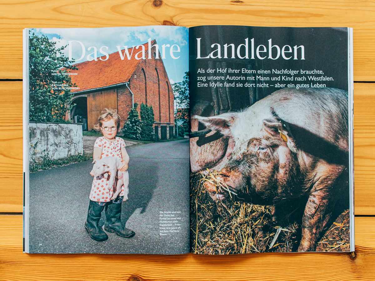 NIDO (last issue) / Das wahre Landleben Reportage / Juli 2019
