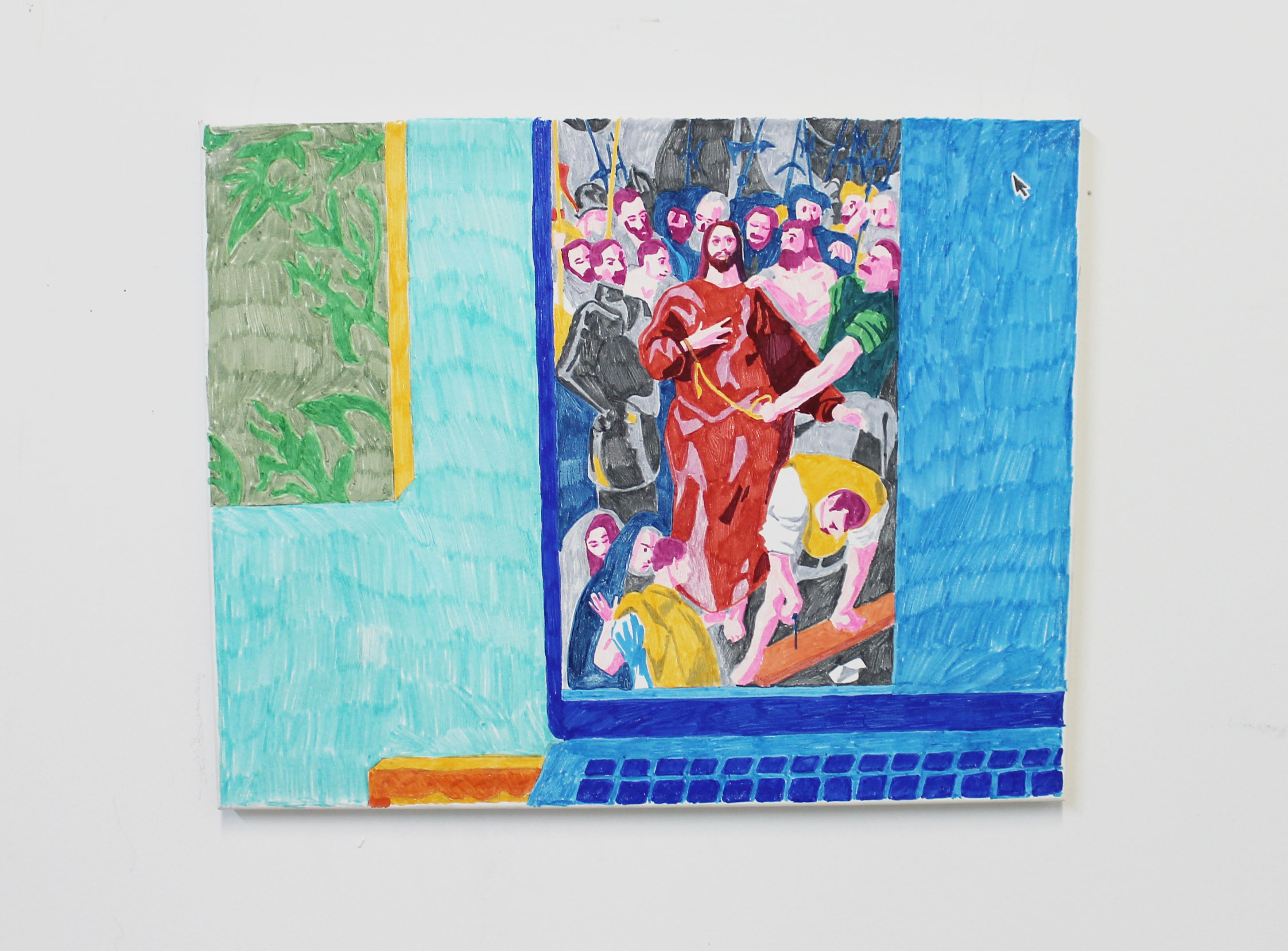 untitled / marker on canvas / 2016