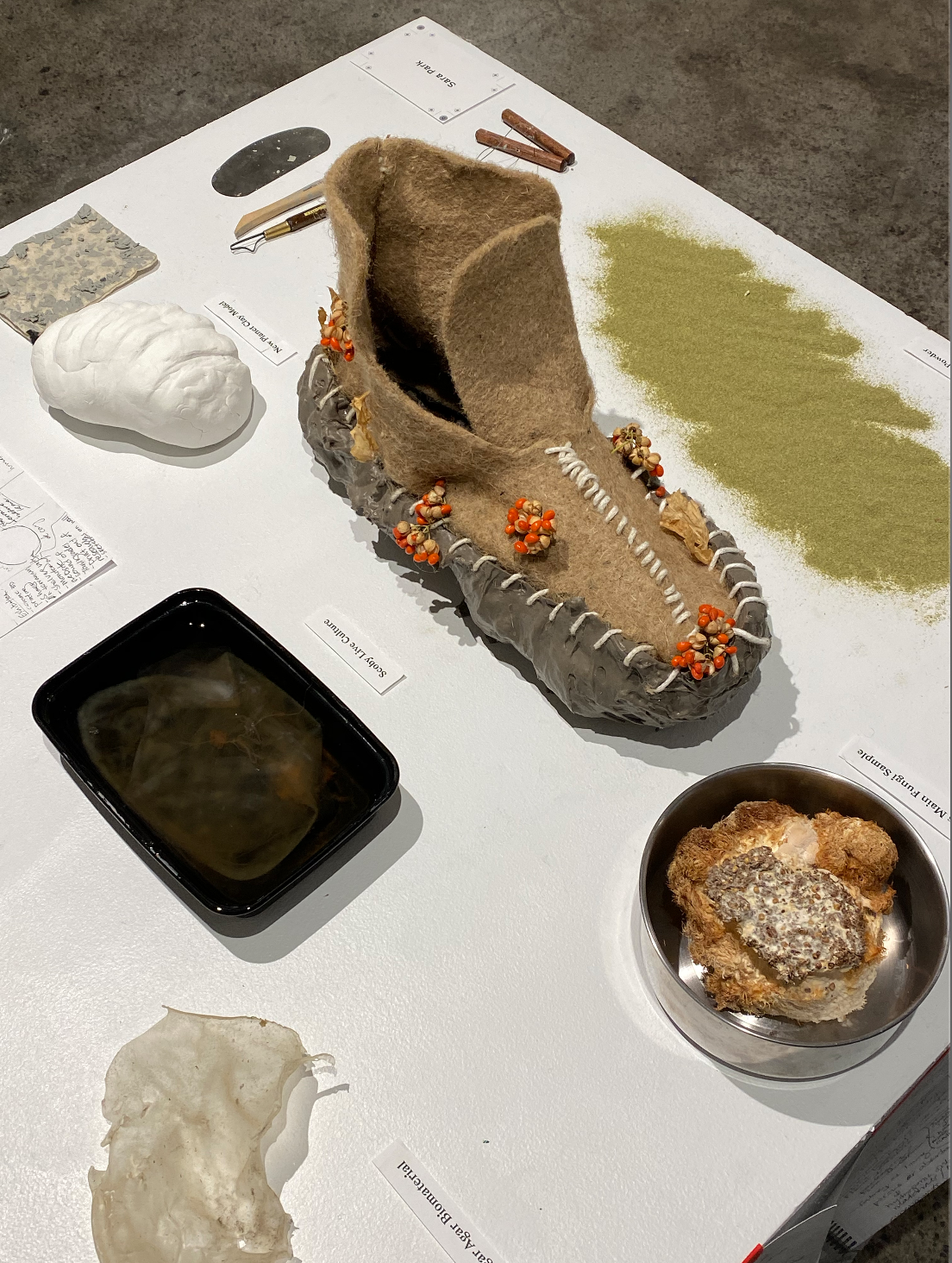 Preview of Thesis and Current Material Explorations