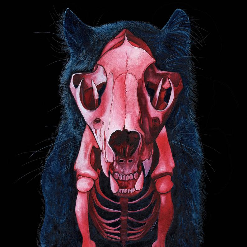 Pink PantherWatercolor8" x 8"2020