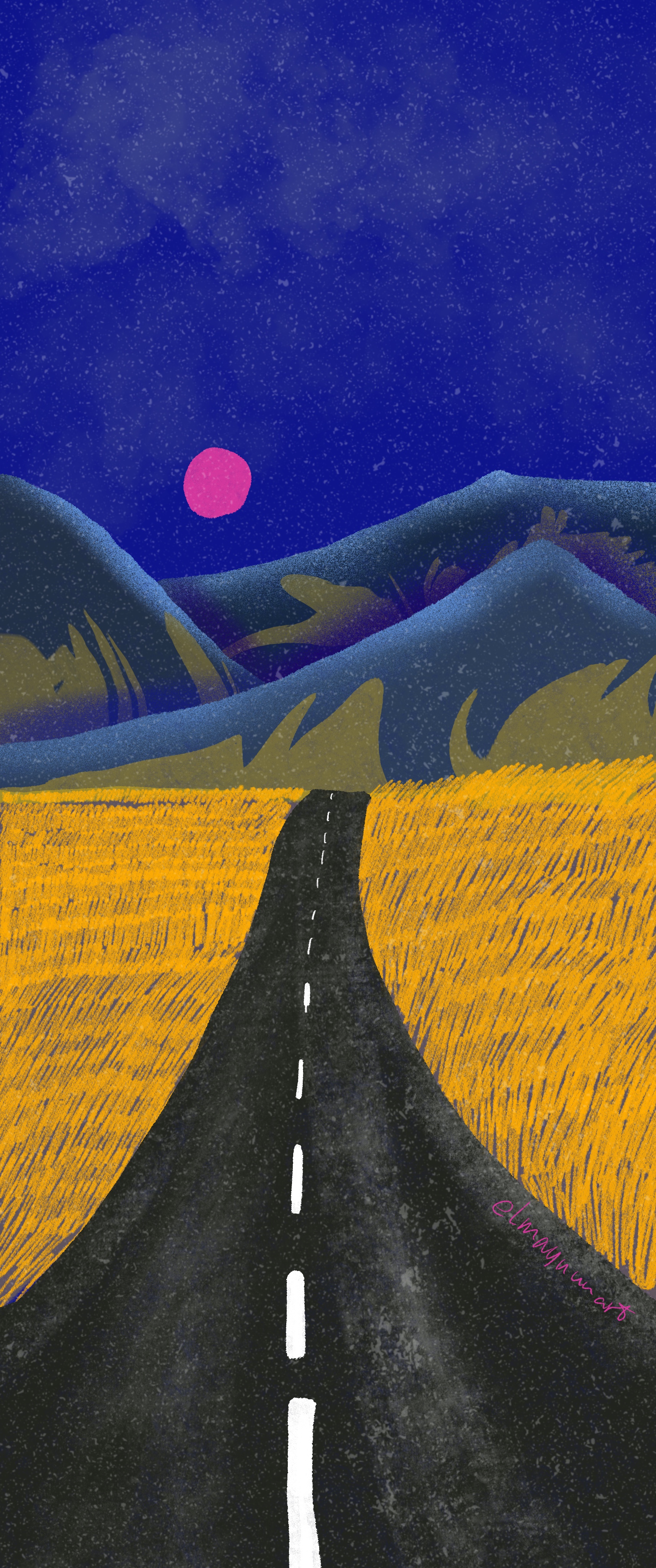 My trip-On the road.