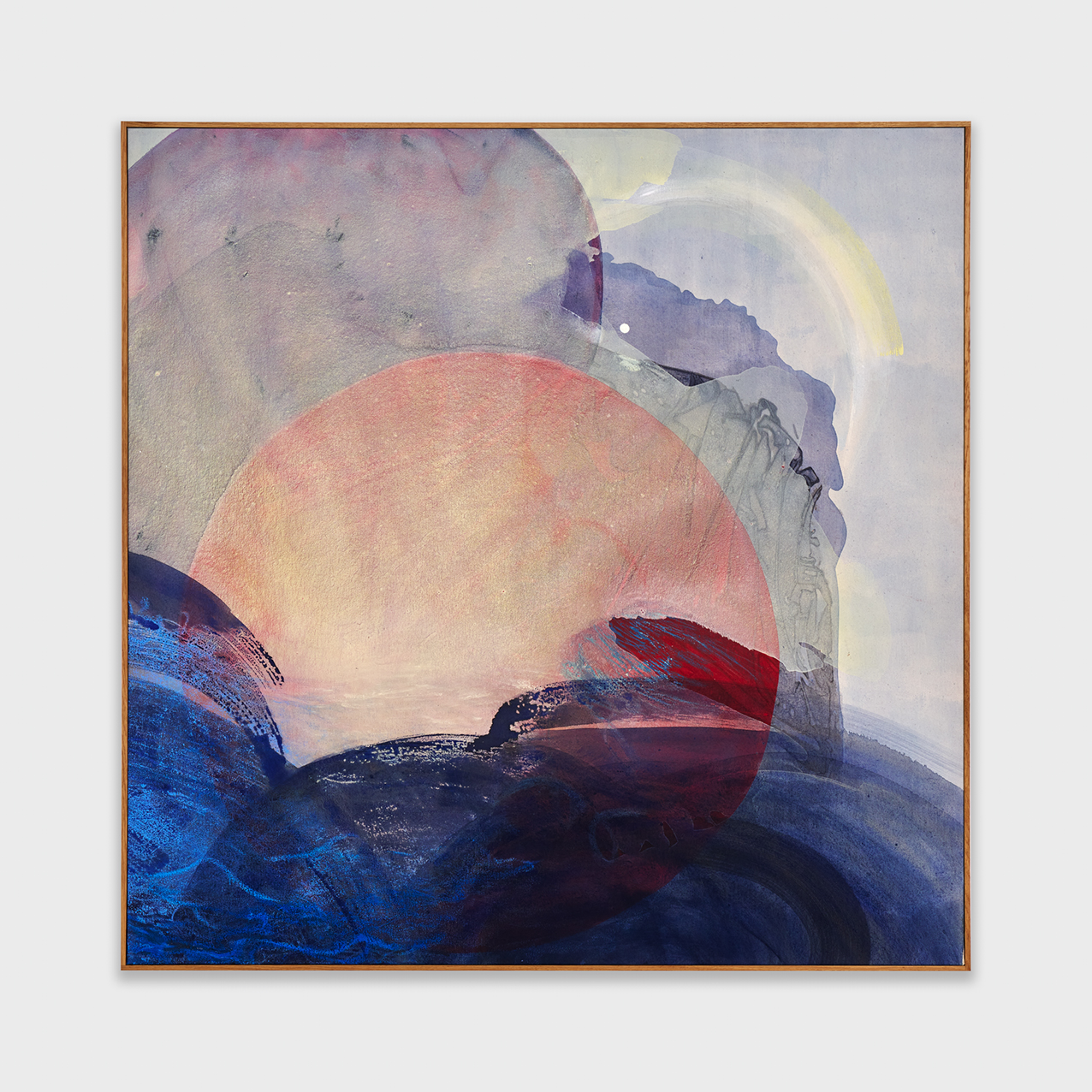 The Caller, acrylic and oil stick on canvas, 2024. Photo: Mengqi Bao. Courtesy of the artist and Perrotin.