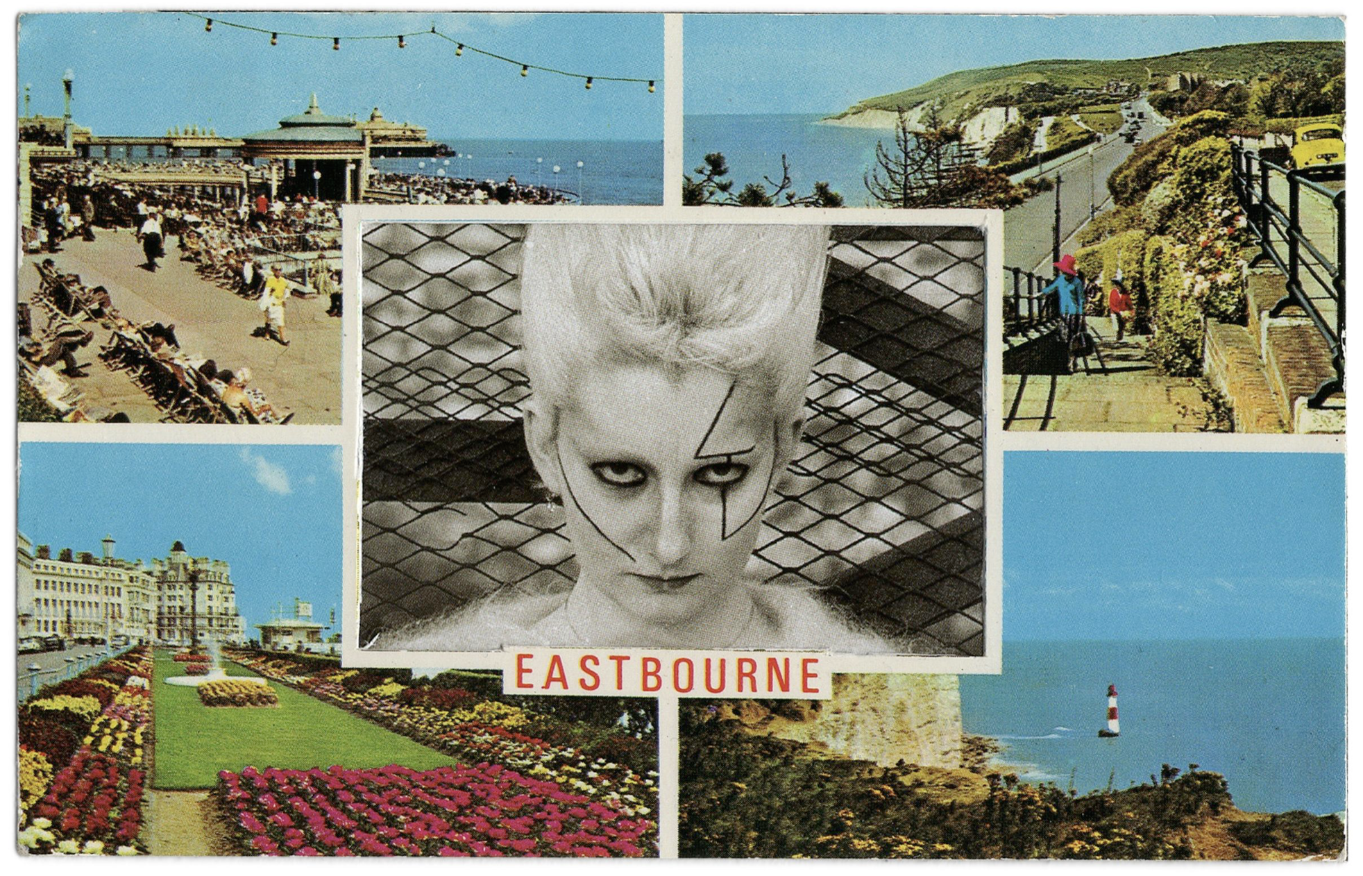 Eastbourne, 2023, collage, 13 x 9 cm (for AOAP, Towner Gallery, Eastbourne)
