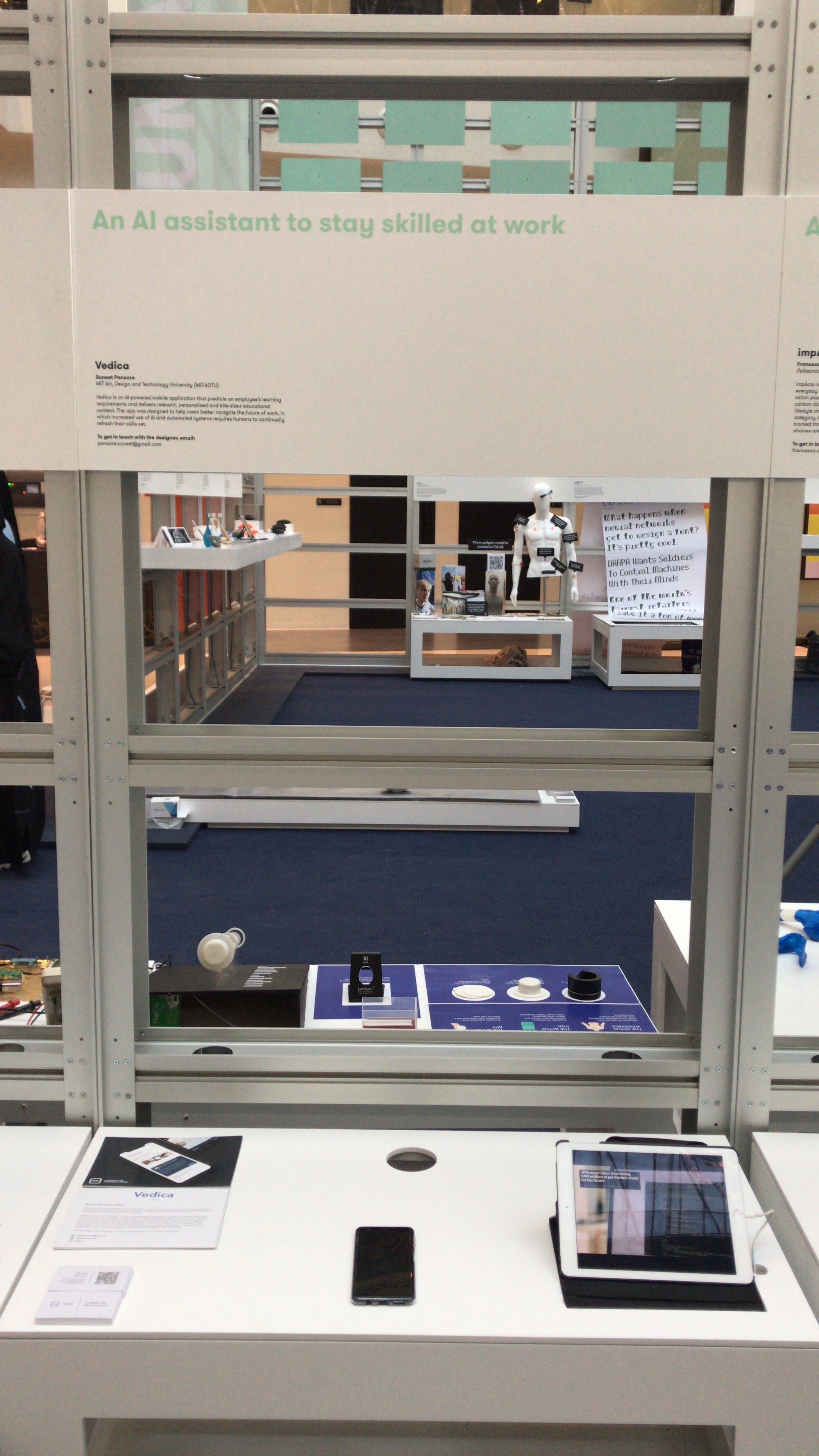 Vedica Prototype for Visitors to interact with