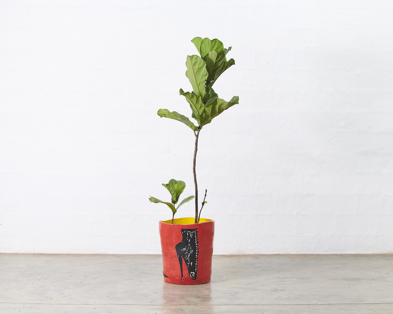 Red Shoes, 2020. glazed ceramic. 50cm x 45cm x 45cm