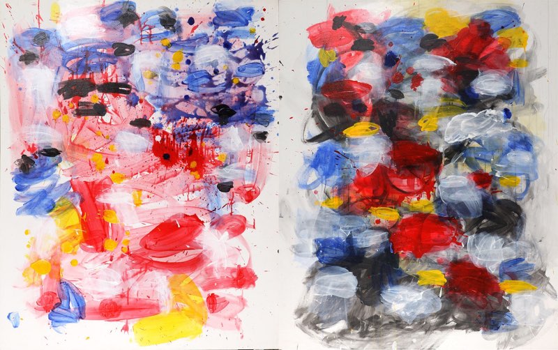 Thanks&nbsp;2010acrylic/canvas 60x90”