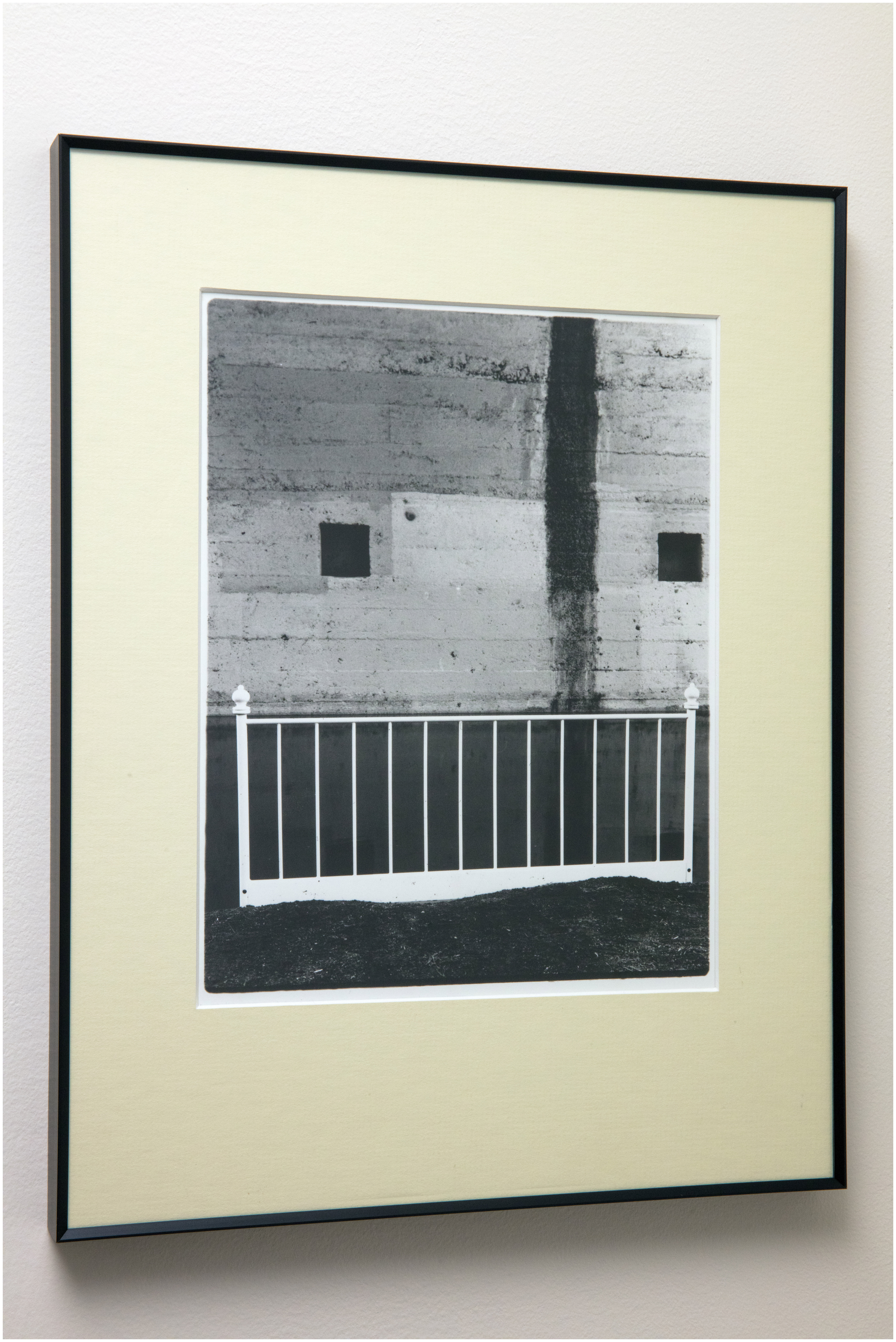 The Altar Is Railed Off From the Nave (installation view), 2014Glossy fiber-based paper, mat board, glass, aluminum frameEdition of 2 (unique)11.125 x 14.125 x .875 in.28.22 x 35.92 x 2.22 cm