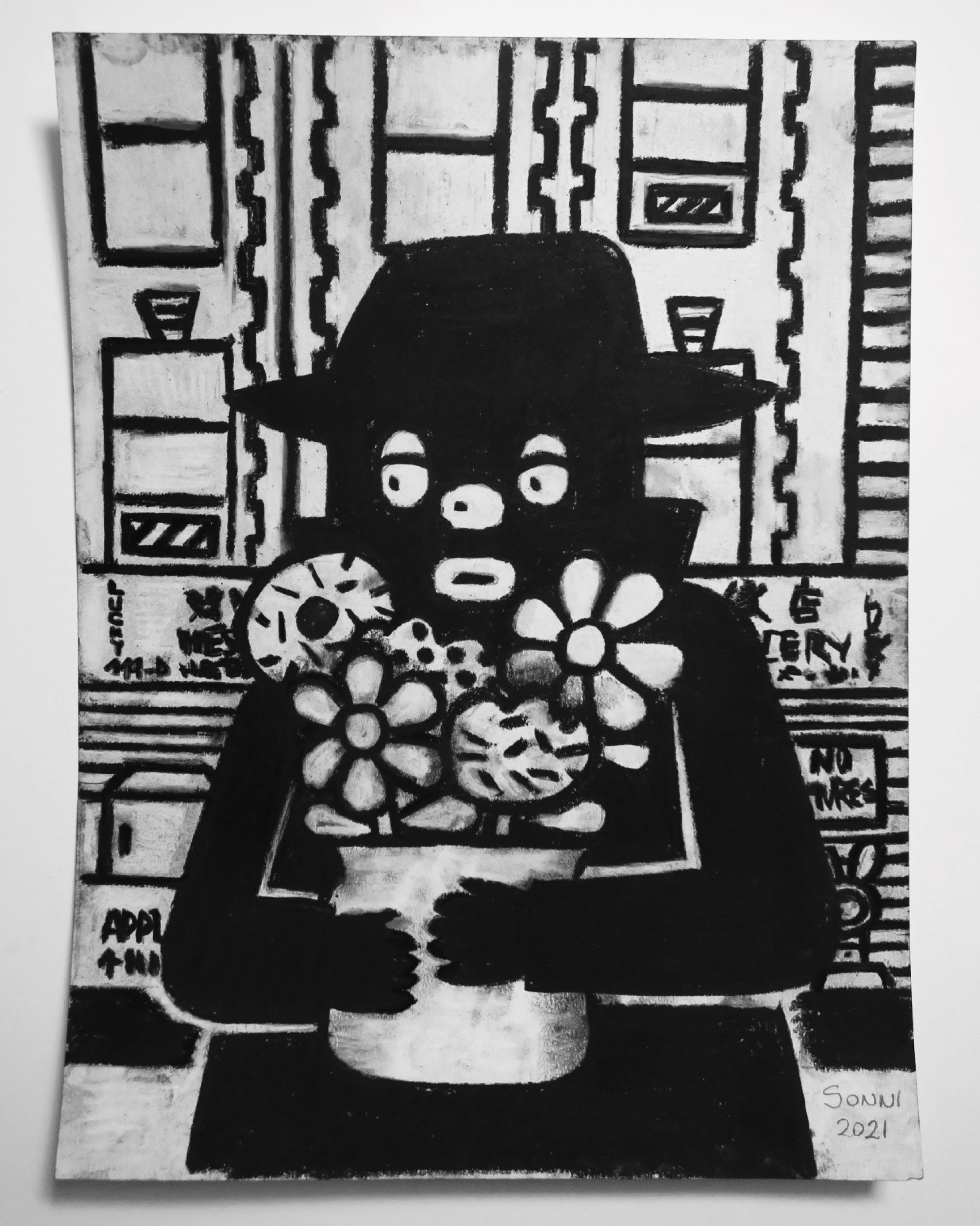 SOFT PASTEL & CHARCOAL ON PAPER12x9 IN // 2021SOLD