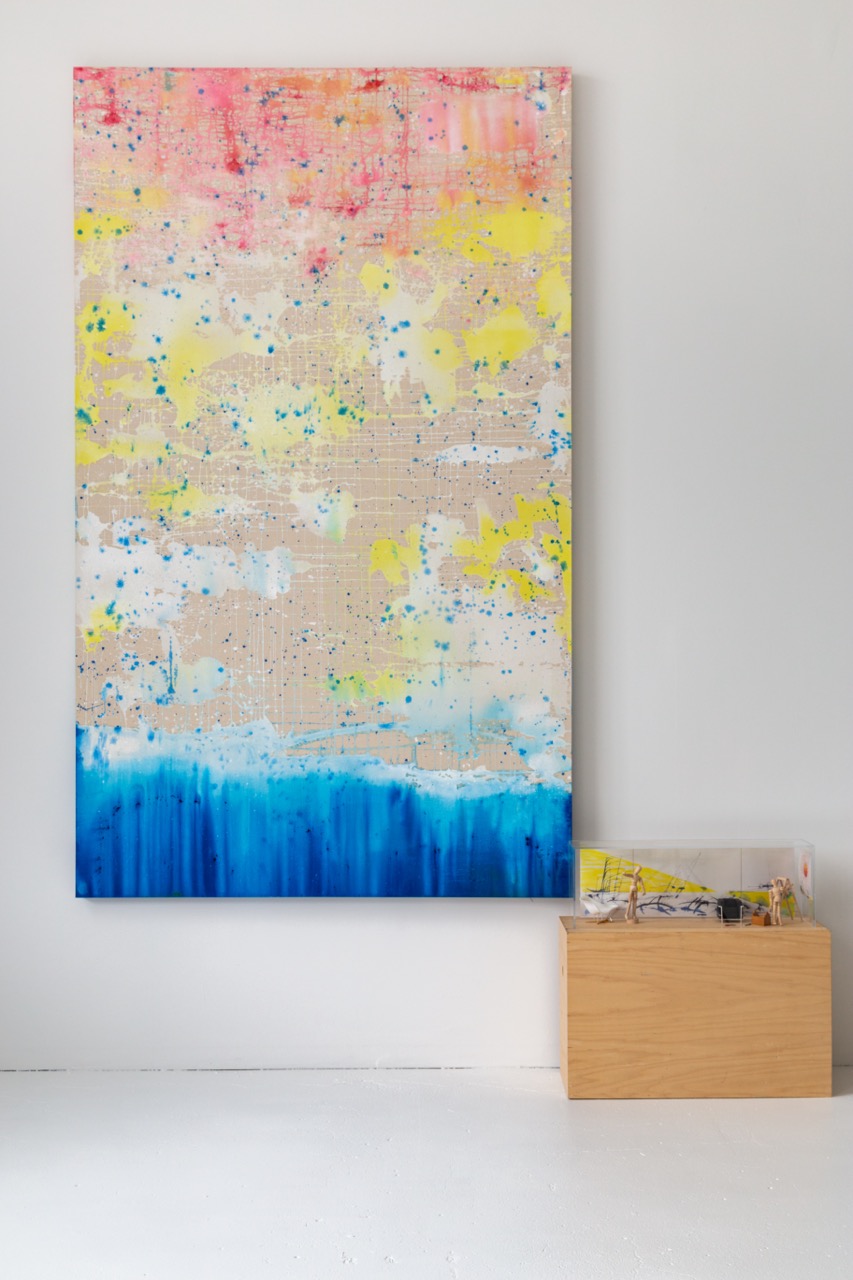 Waterfall — 54x90 in