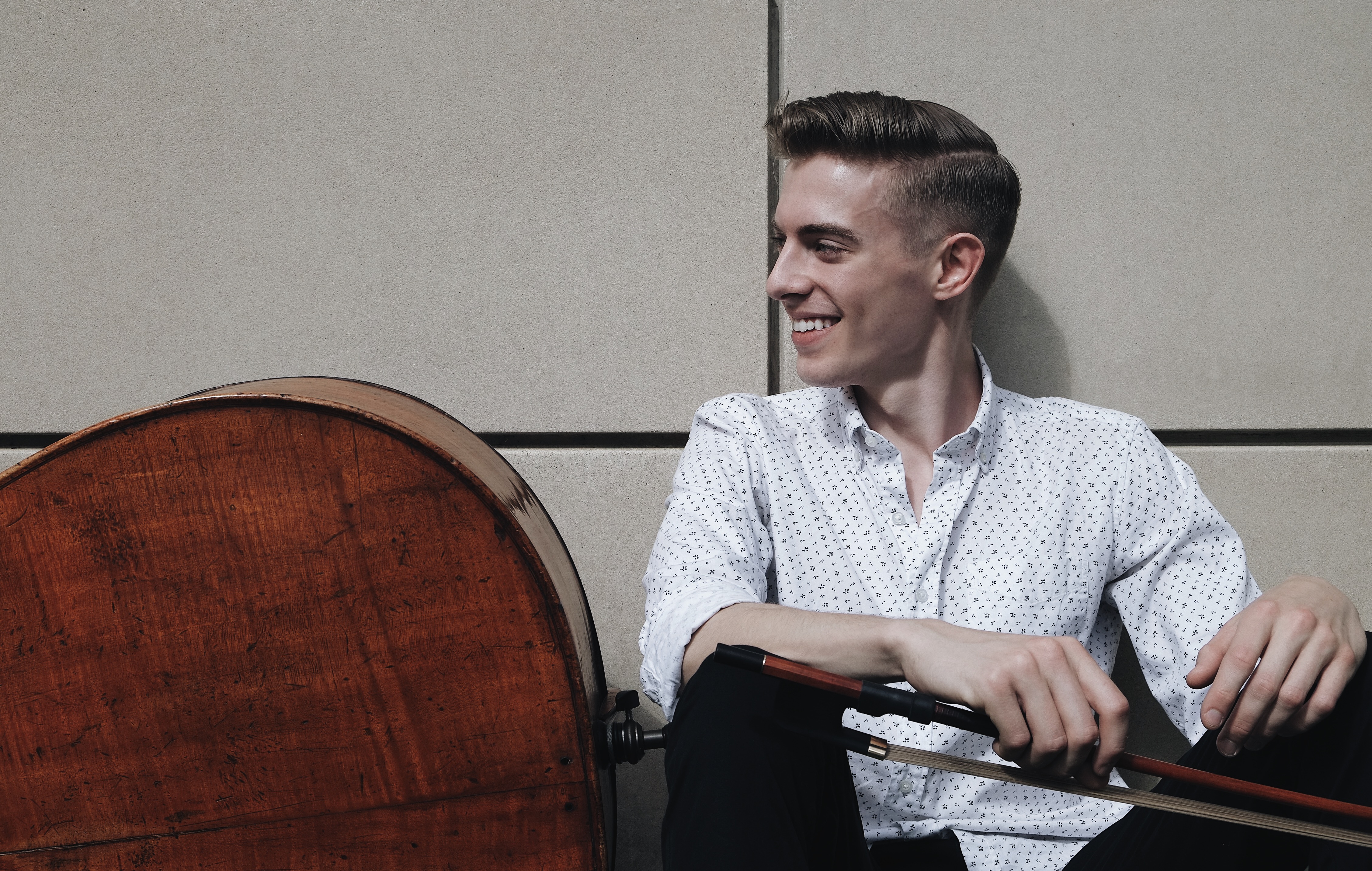 Austin Lewellen, double bassist