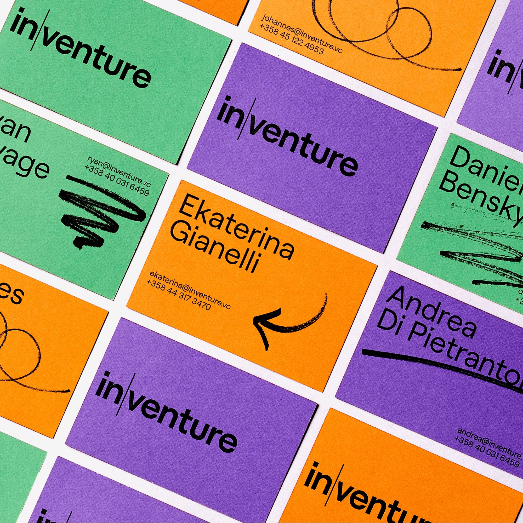 ︎︎︎ Inventure / Visual Identity / Made at Kobra / 2021