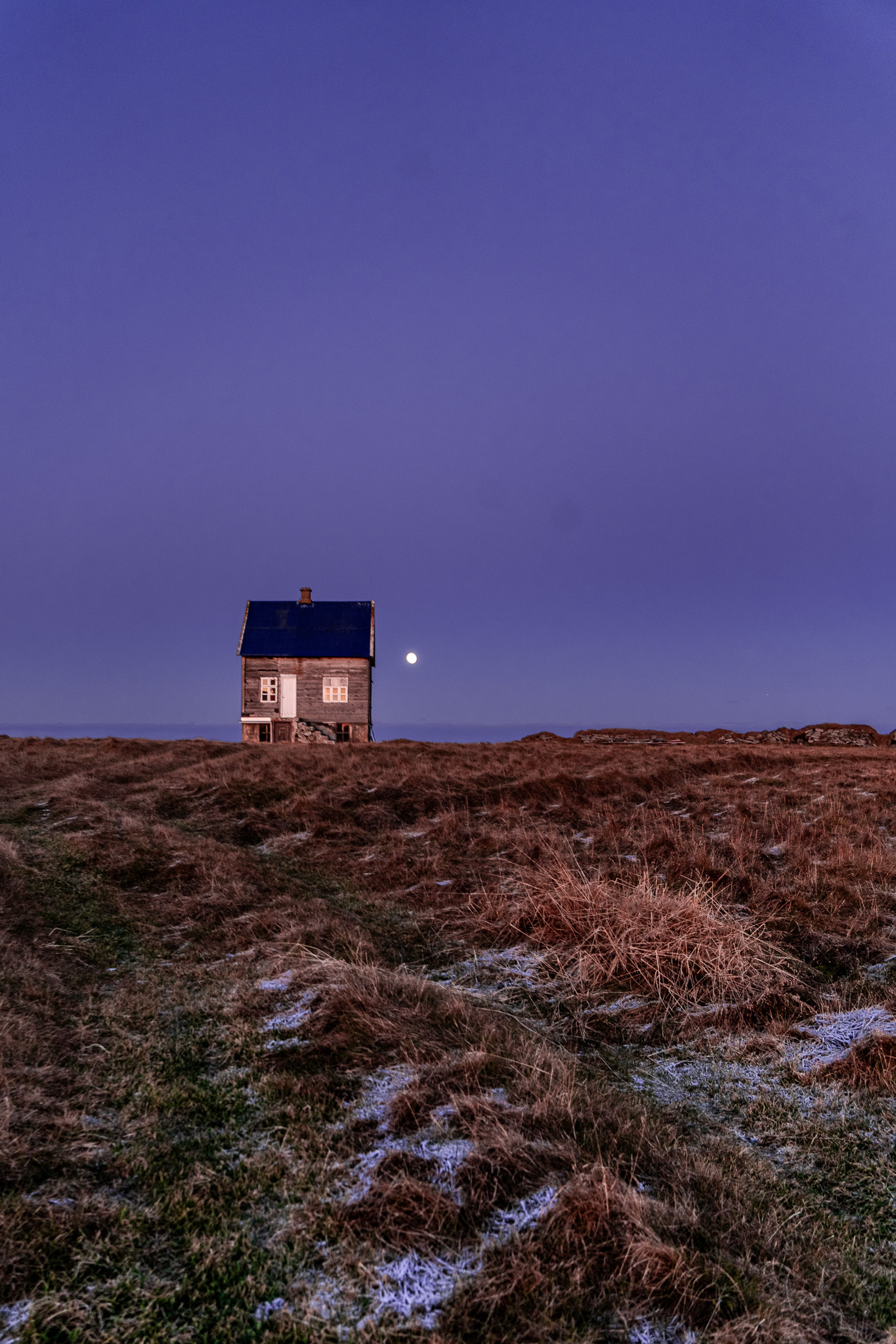 "The tiny blue Fisher House II"