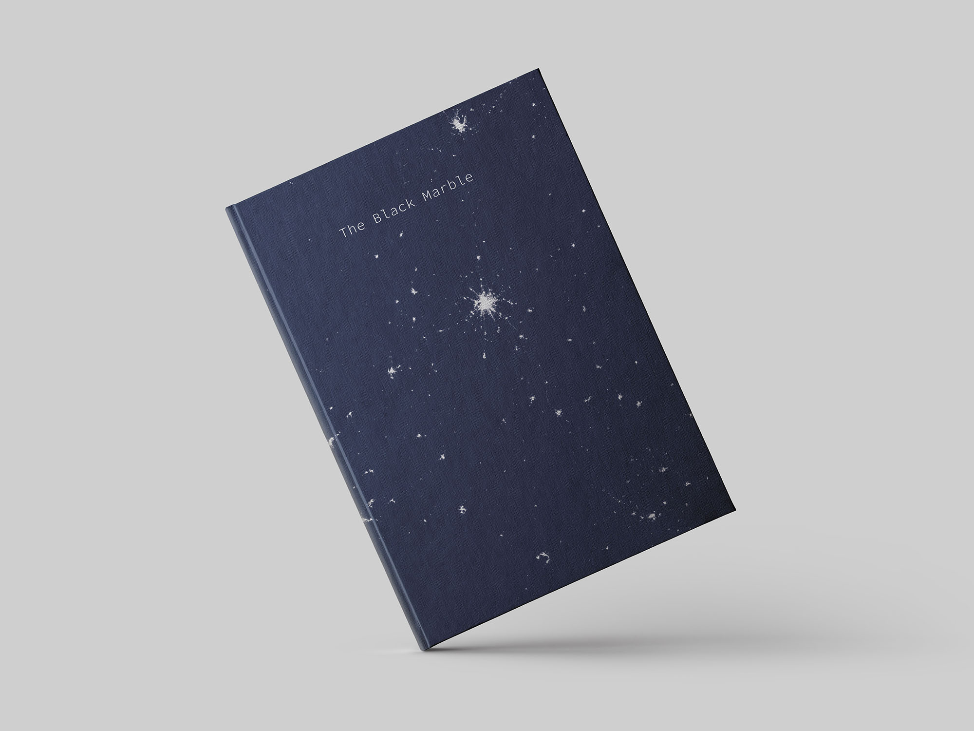 The Black Marble is a data visualisation depicting the way in which Earths anthropogenic night lights provide an illuminating insight into human activity and the changing landscape of the world. The publication, alongside a poster and an index, has been designed to allow the reader to reflect on their presence within the familiar 'black marble'.
