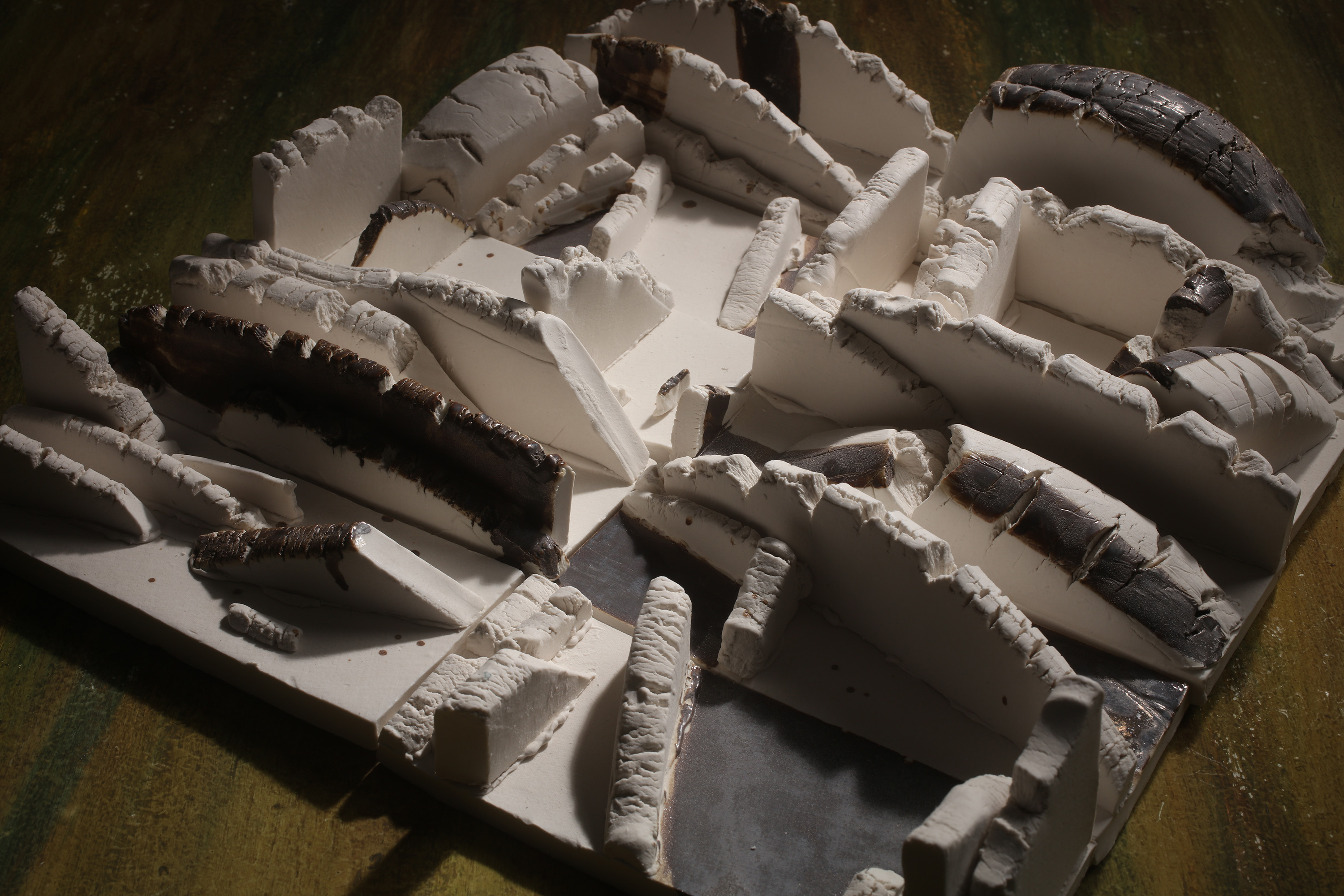 'Bad land', 2017, Ceramics