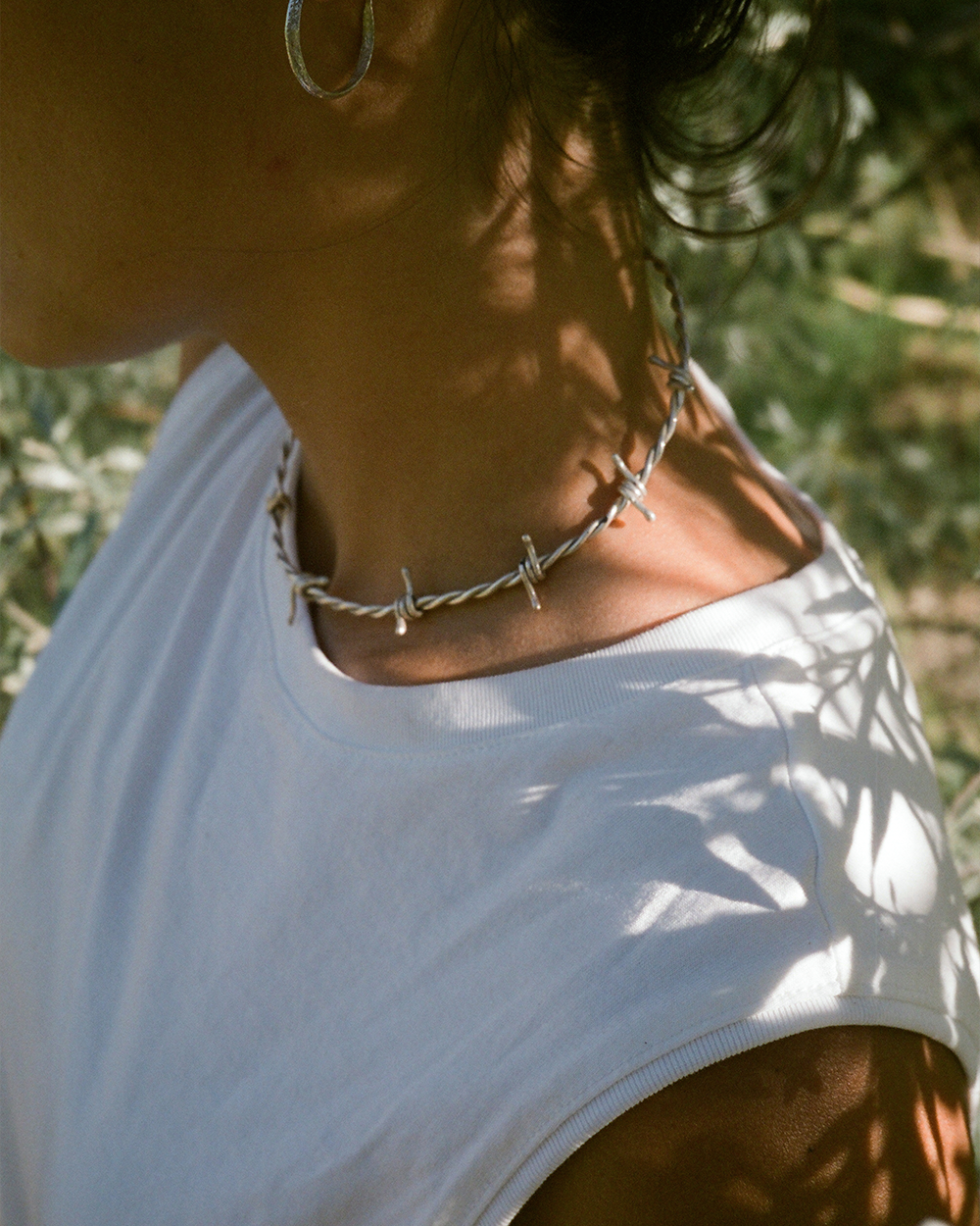 Barbed Wire Choker www.melodyehsani.com | Chokers, Wire necklace, Necklace