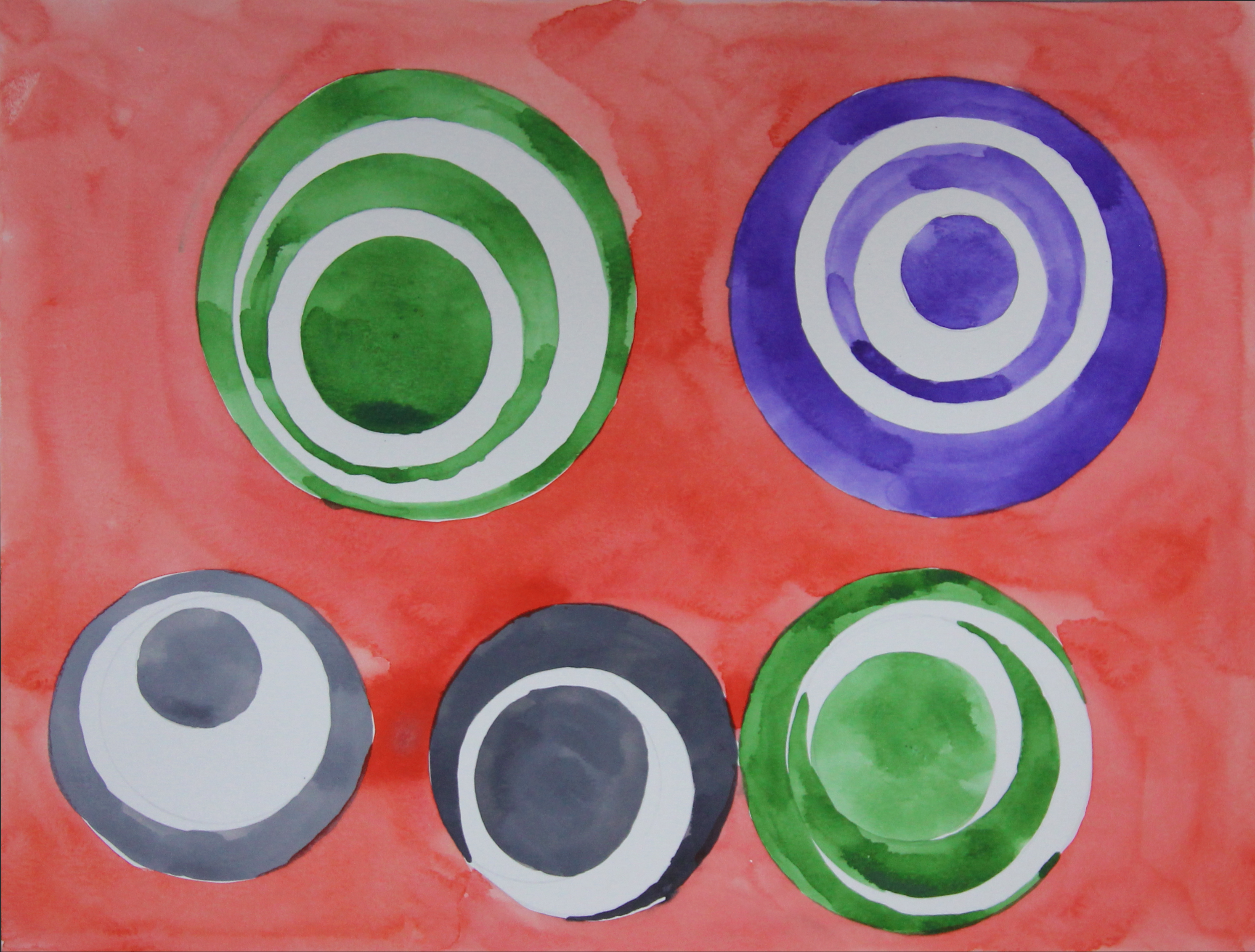 Sin t&iacute;tulo, 2019. Acuarela y l&aacute;piz sobre papel, 30,5 x 40,5 cm.