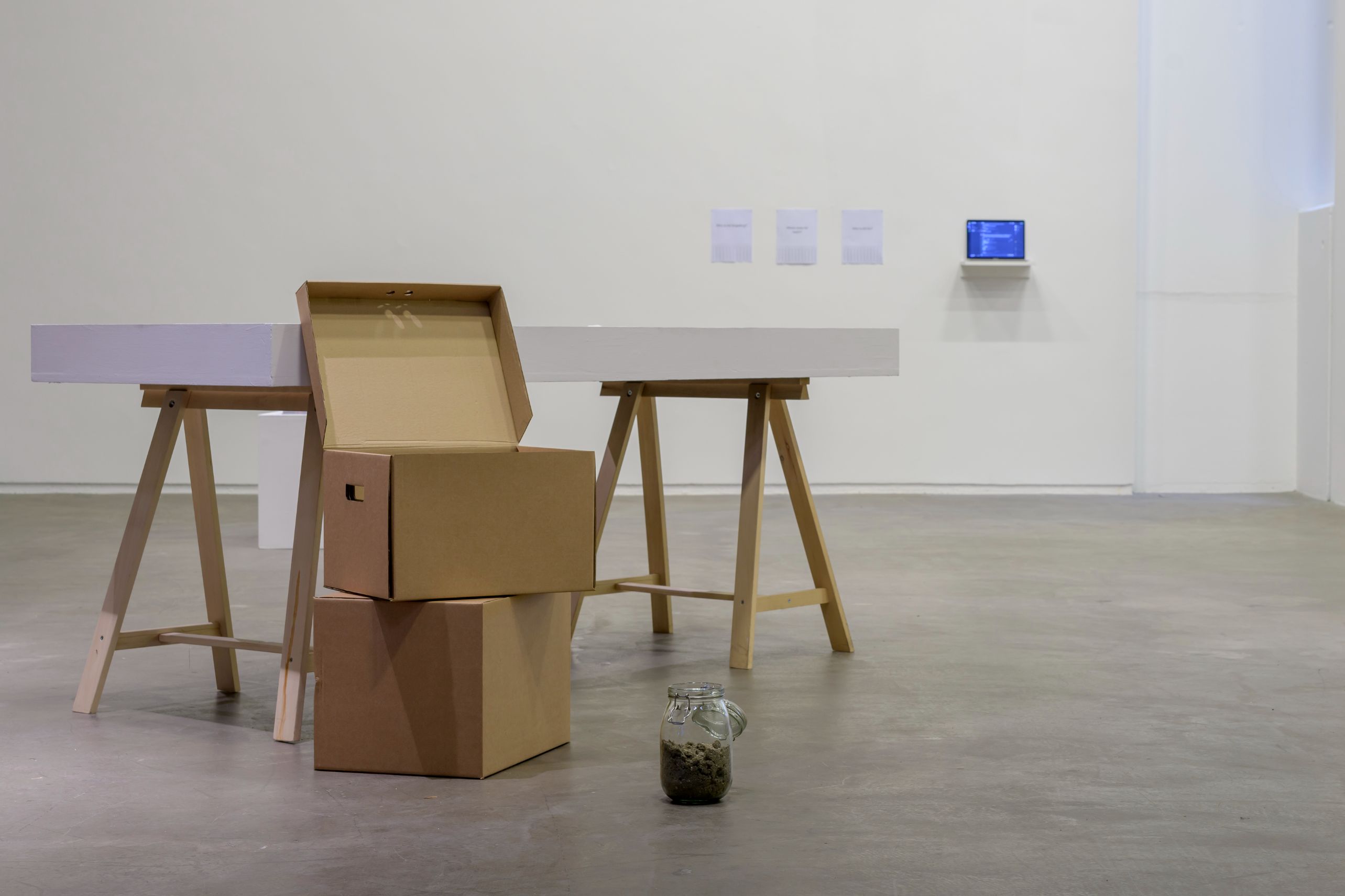 Rendering New Realities: Access and Alterity, The Douglas Hyde Gallery, 2021, installation view. Photography by Louis Haugh.