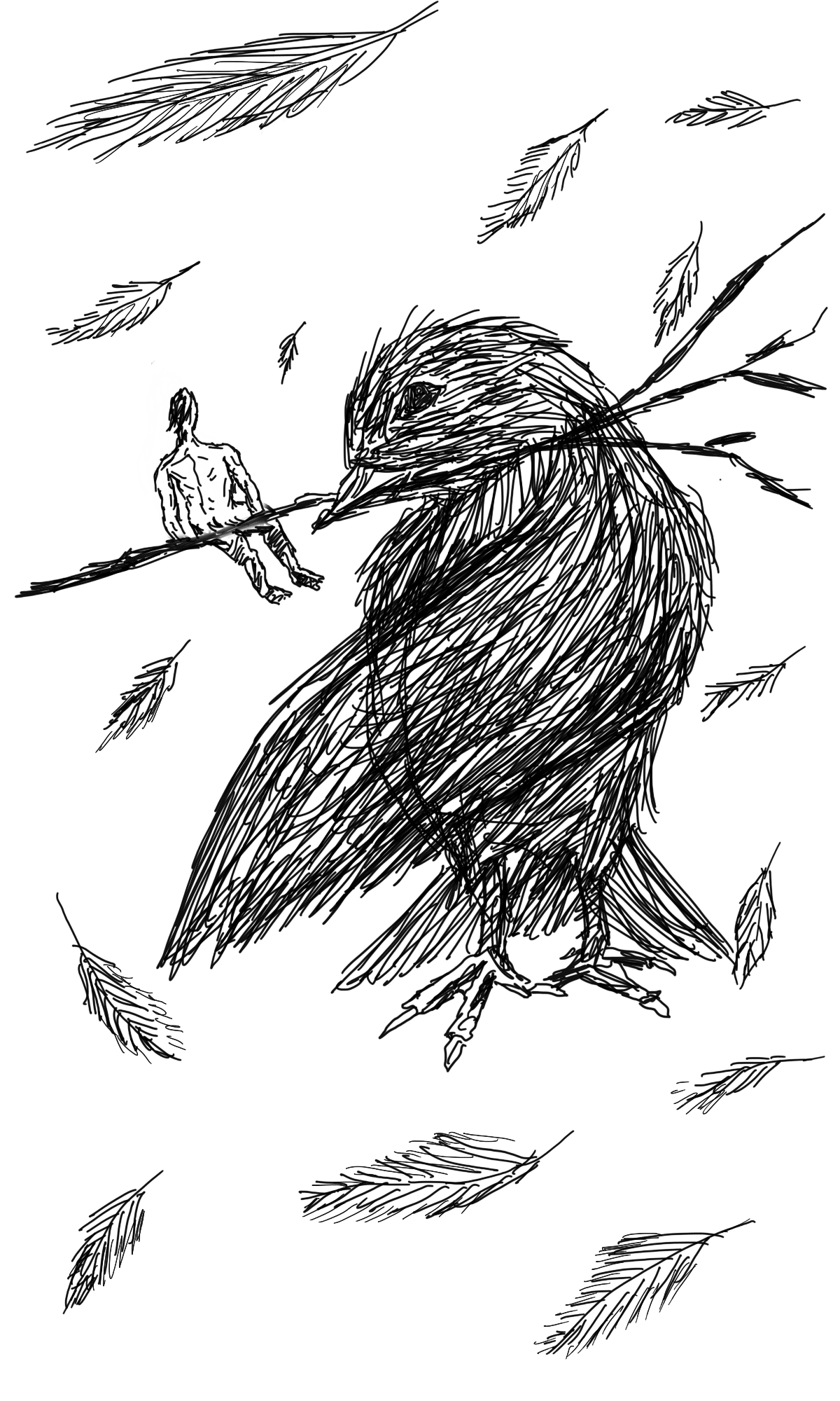 깃털_Feather_digital drawing_2020