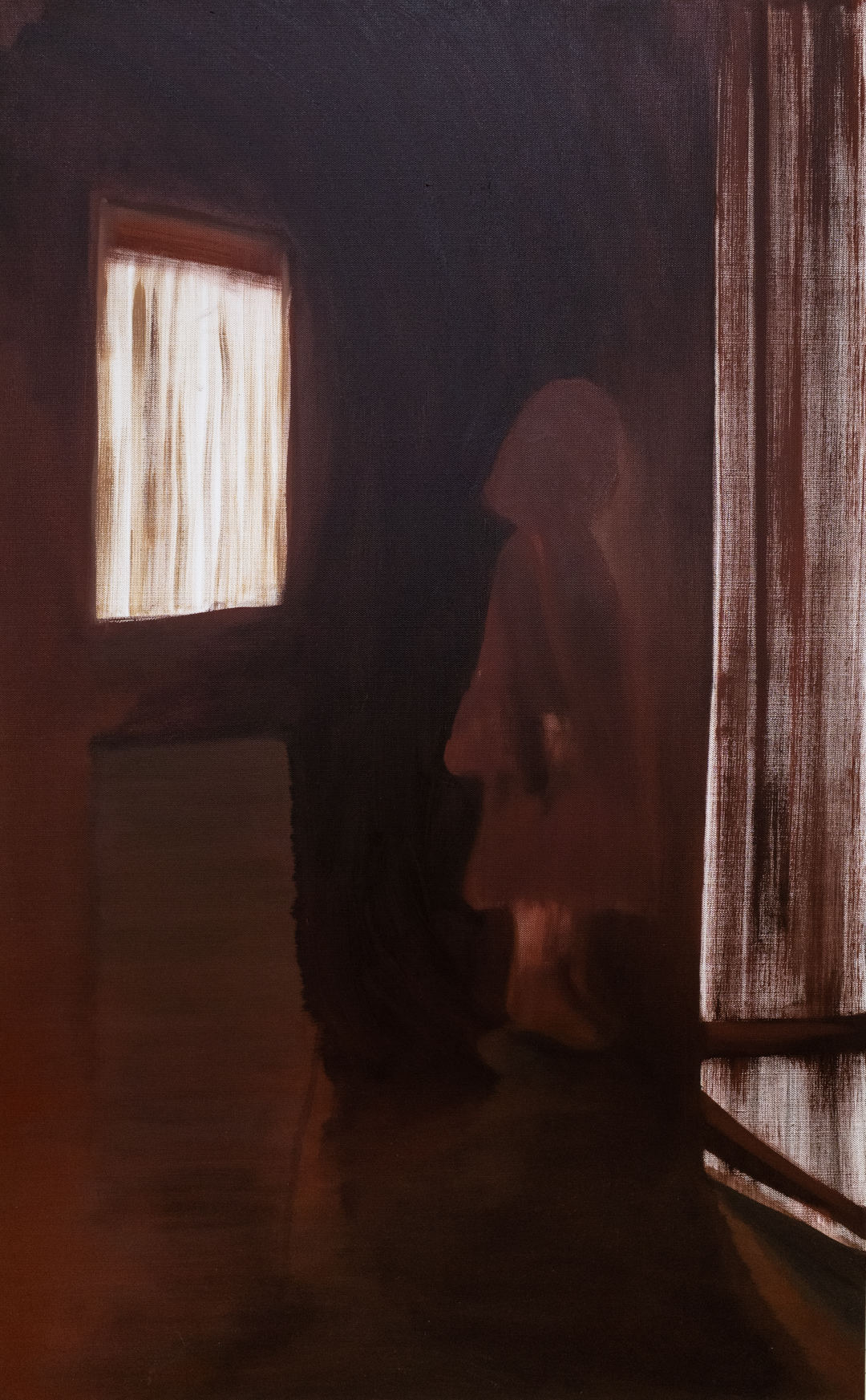 "Between", 85x53cm, oil on canvas, 2021