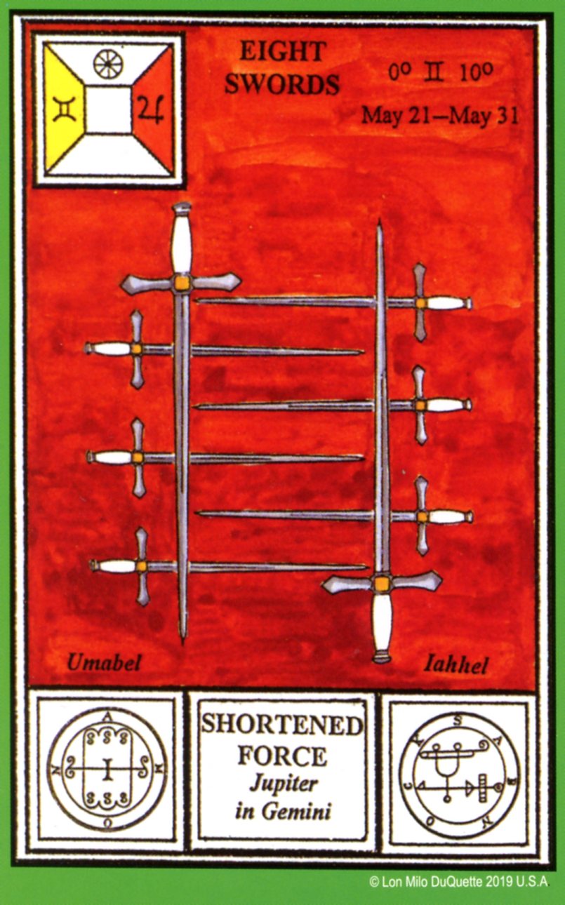 Карта eight of swords