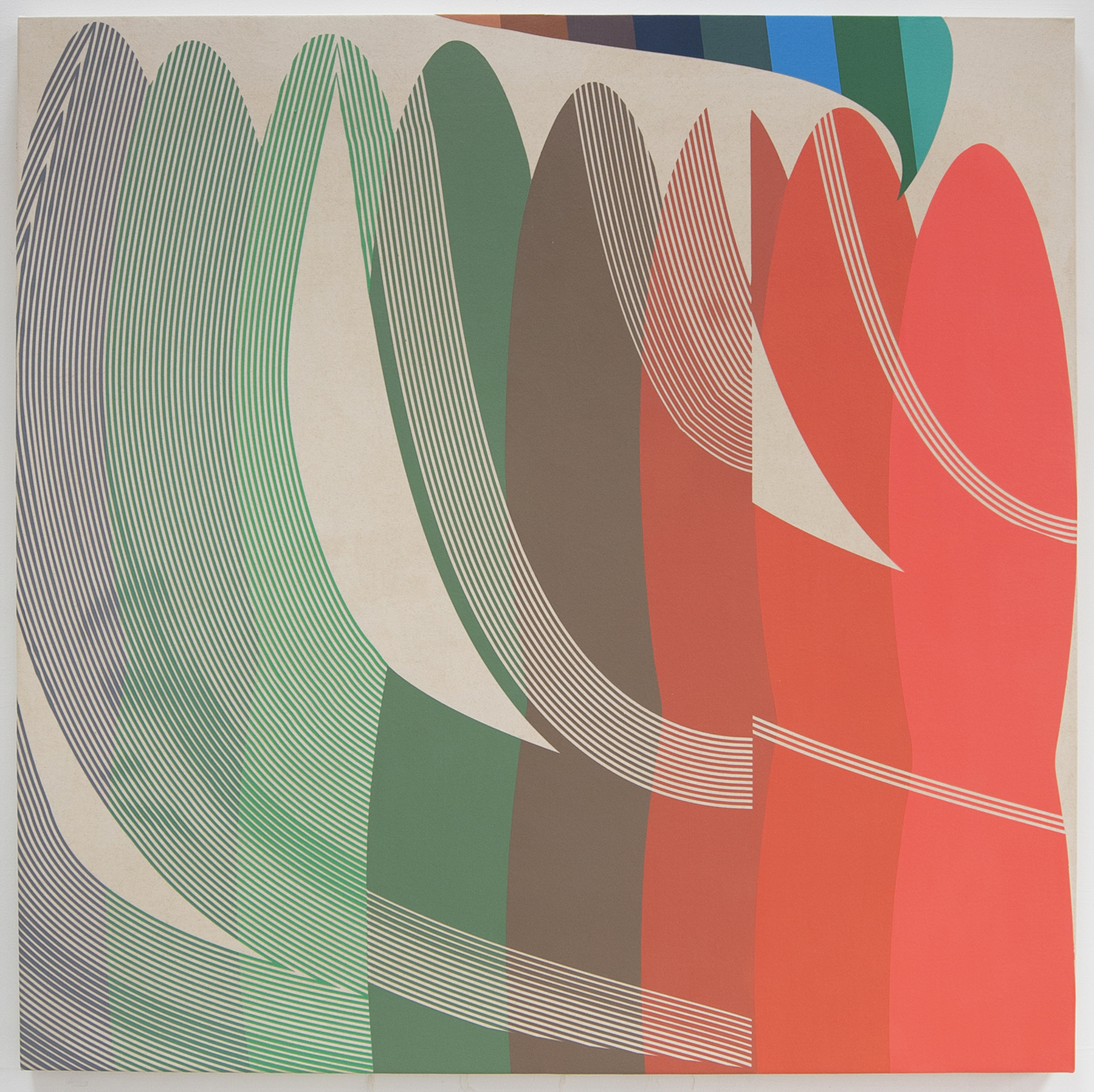 Studio Cromie 2021 Ceremony of Sight 2021 Acrylic on raw canvas 200 x 200cm