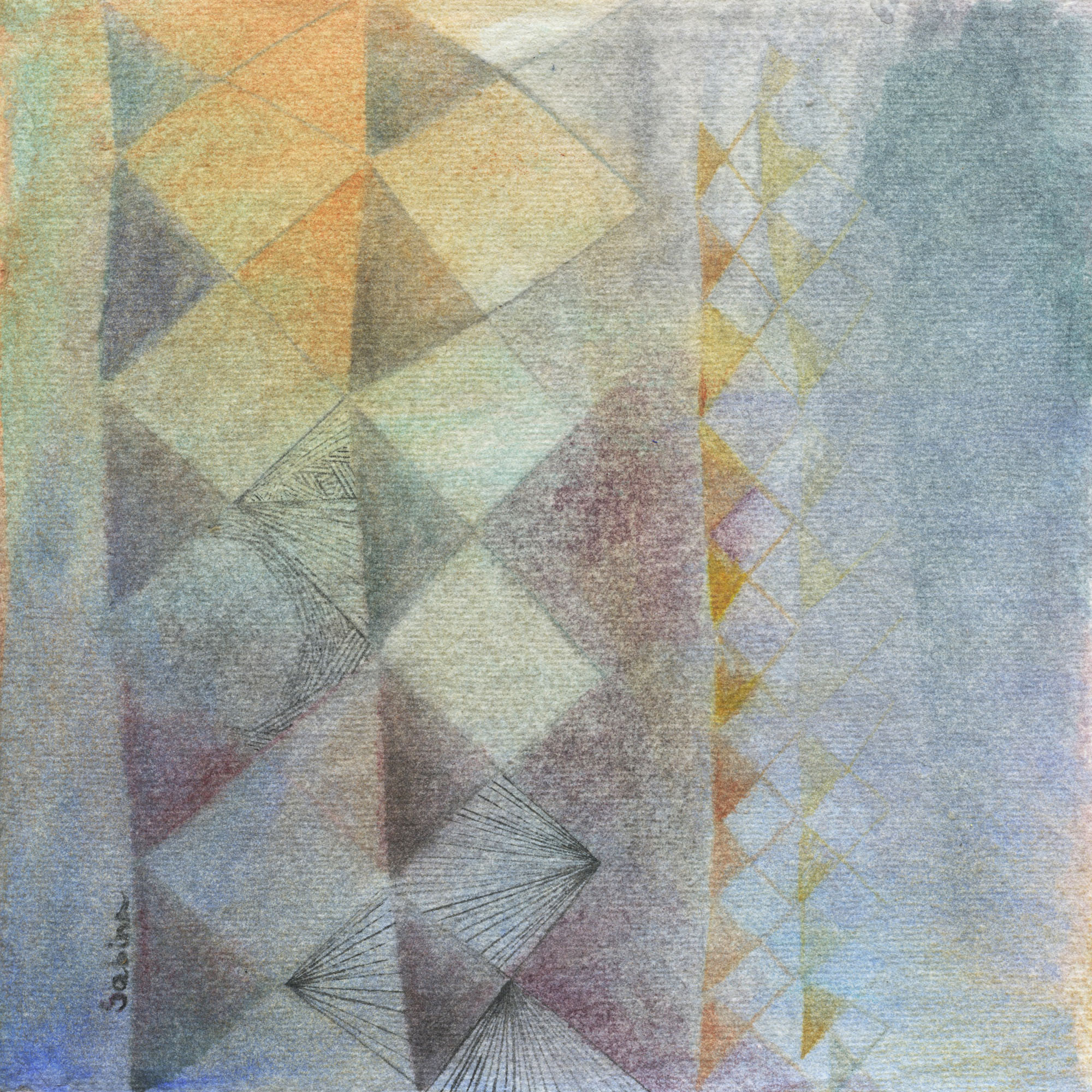 Pat / mixed media on paper