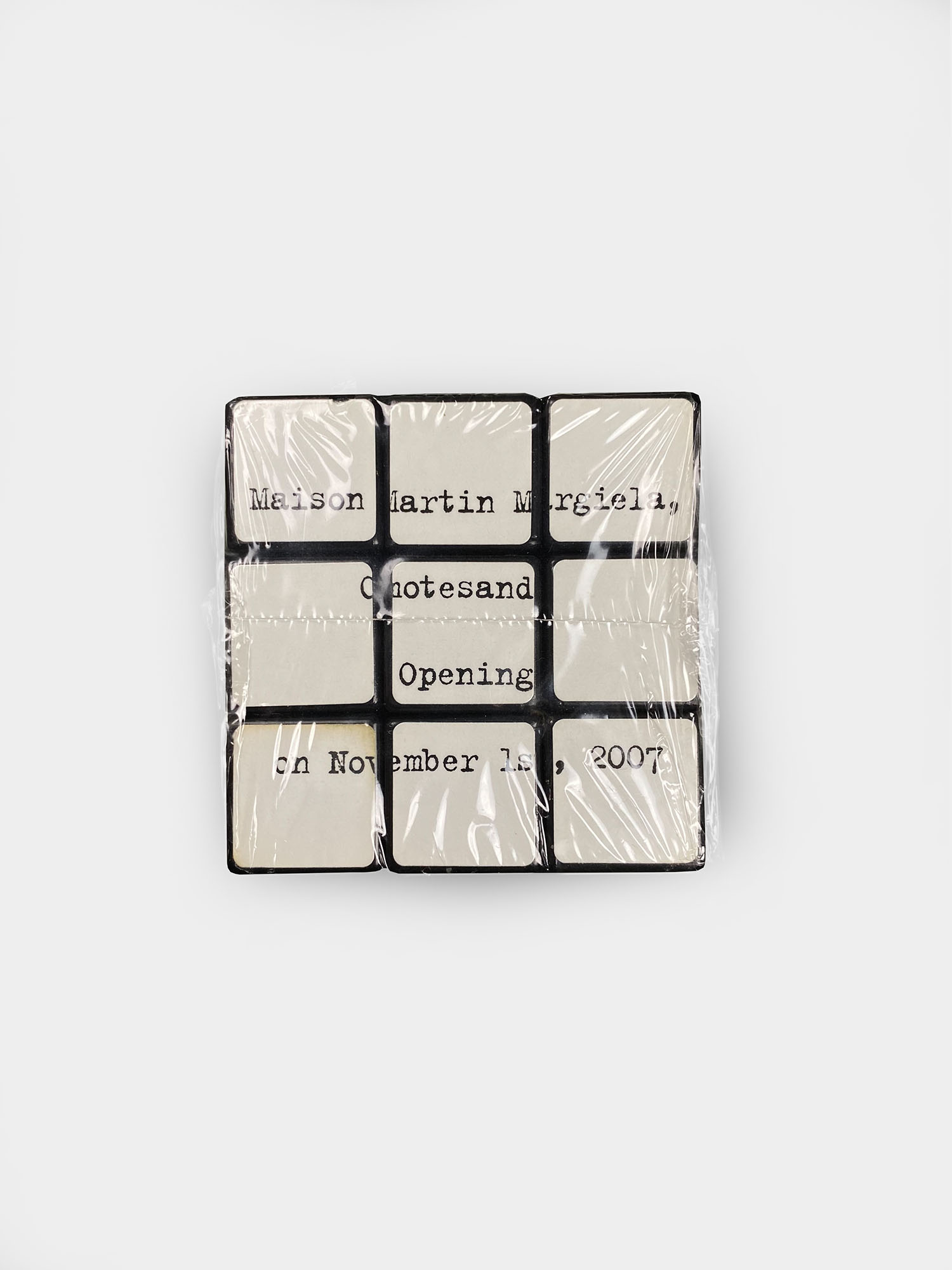 MAISON MARGIELA 2007 Rubiks Cube - ARCHIVED