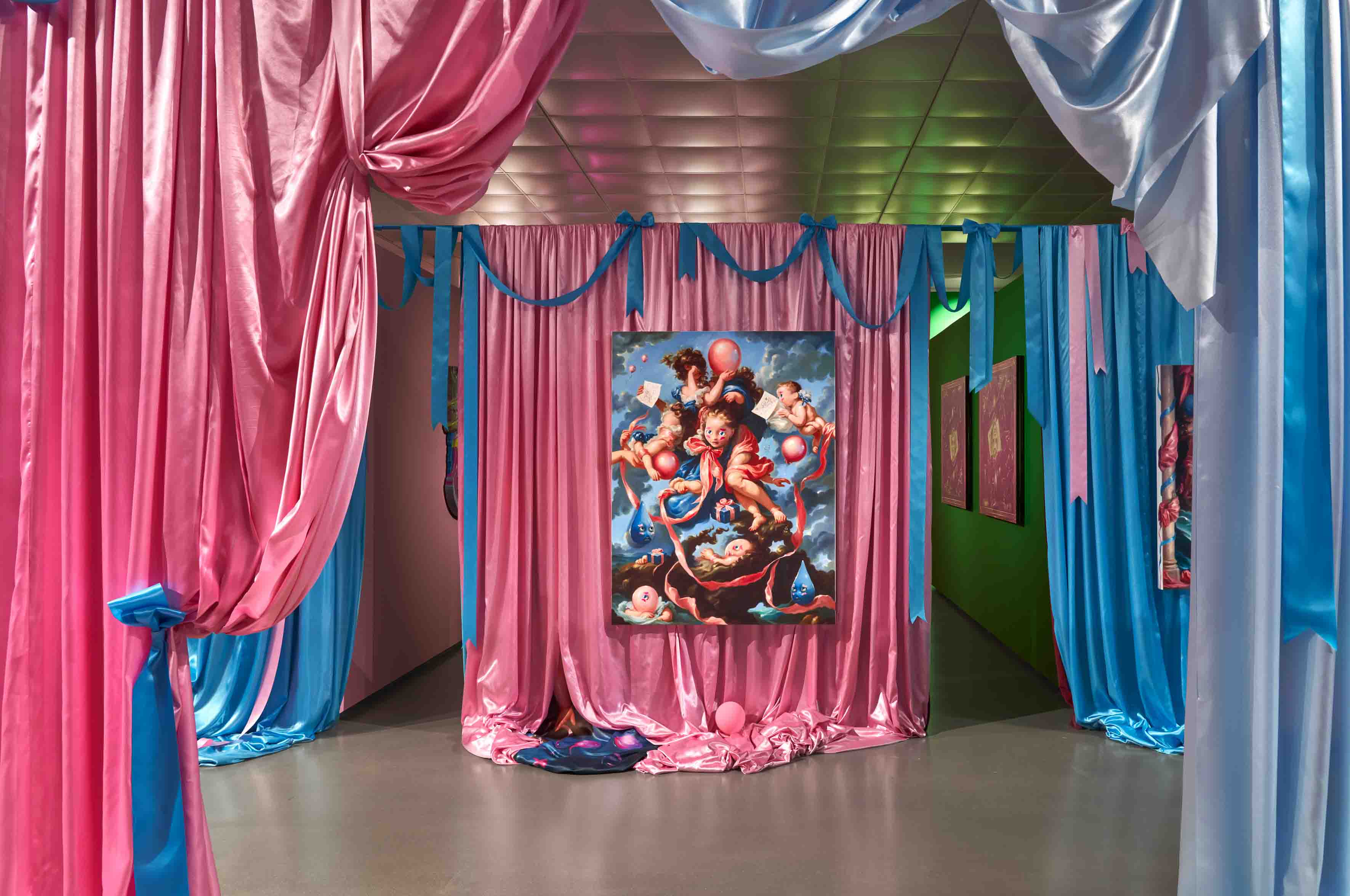 MAMA MIMI DUCK by RACHEL MACLEAN at KUNSTHALLE GIESSEN curated by NADIA ISMAIL [from 20240713 to 20241013] [Photo: Jens Gerber]