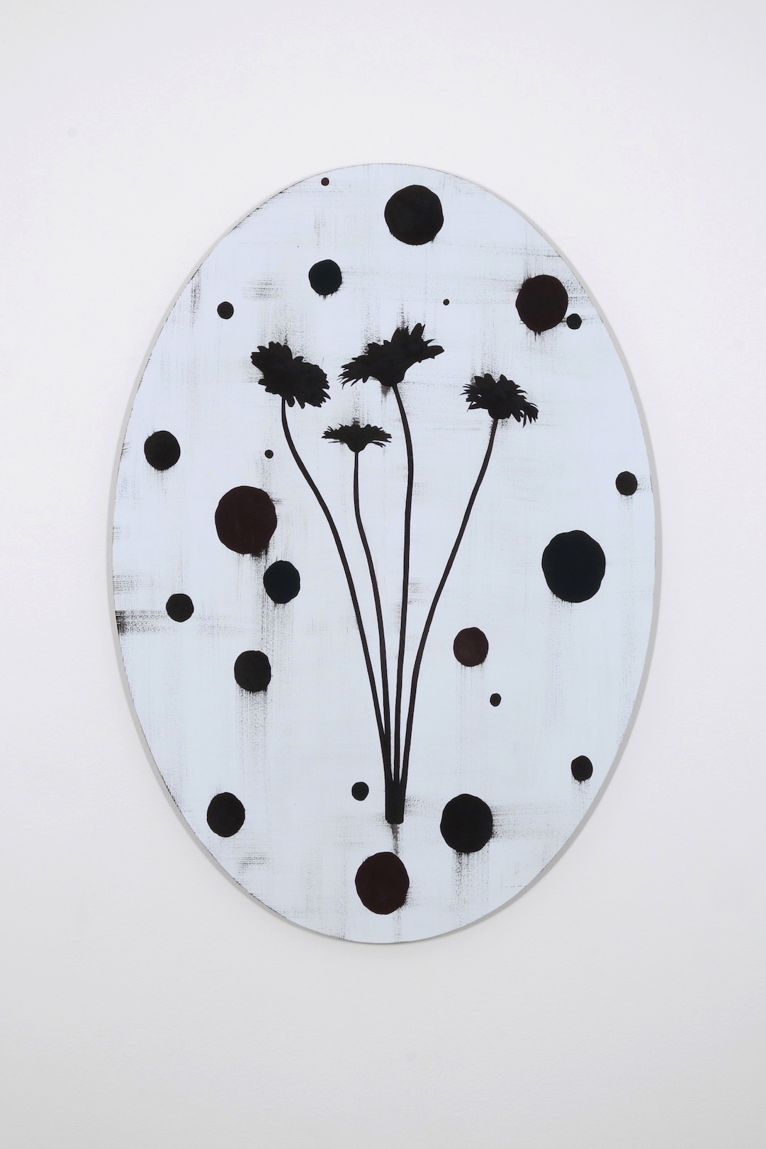 Untitled 2017, acrylic on aluminium, 67 x 47 cm