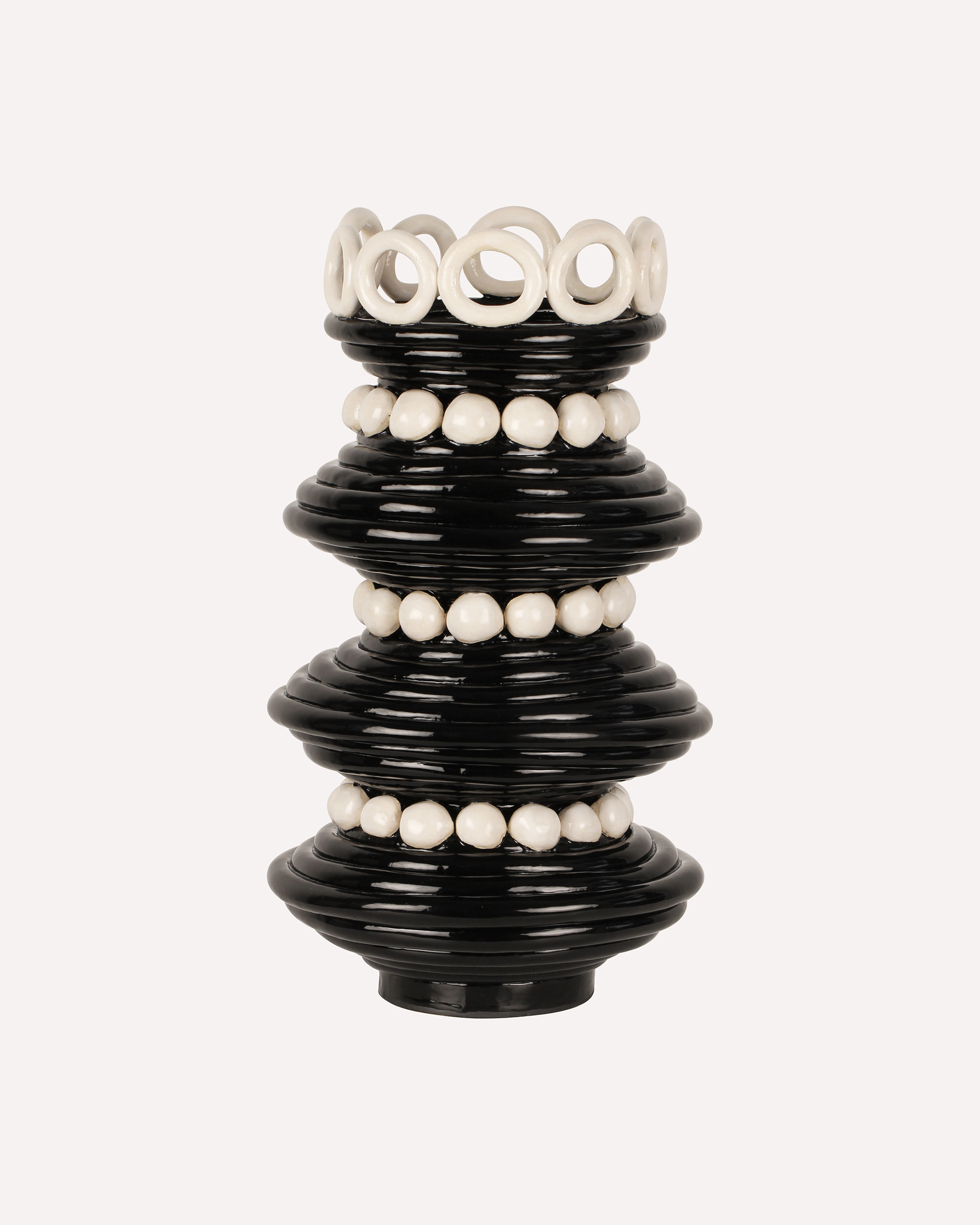 PEARL CHOKER TOTEM NO. 2Stoneware, Glazed.27x11cm