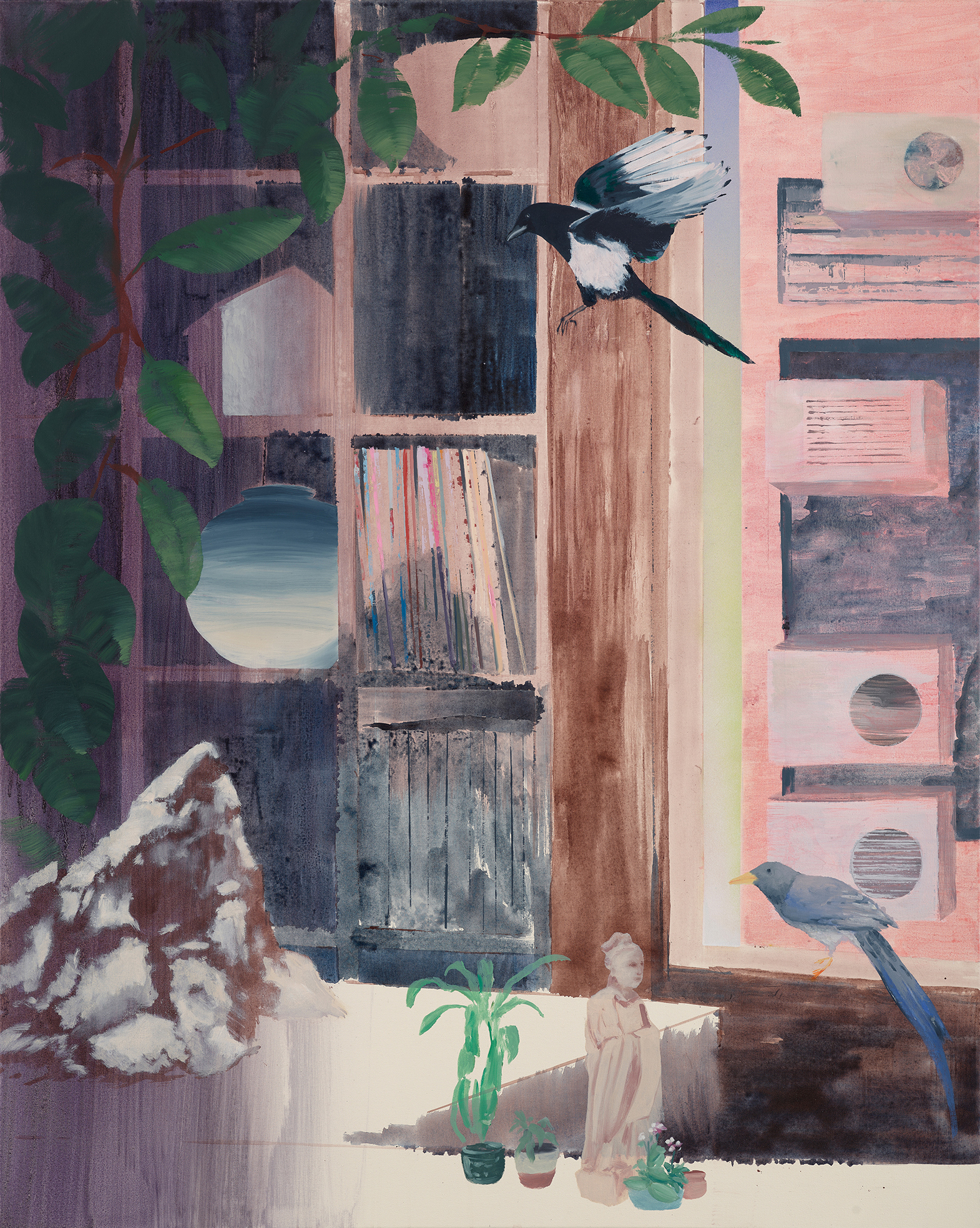 Vertical Sky. 152 x 122 cm. oil and acrylic on canvas. 2024 - 4/15