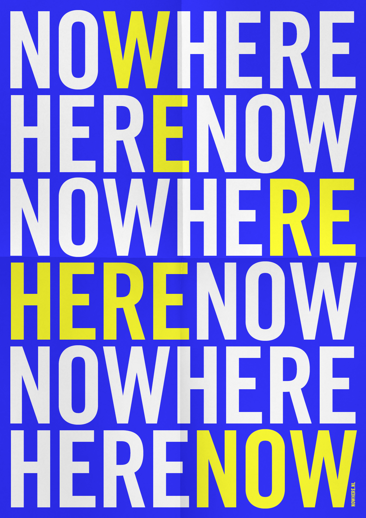 NOWHERE | Poster and annual report | 42x59,4cm