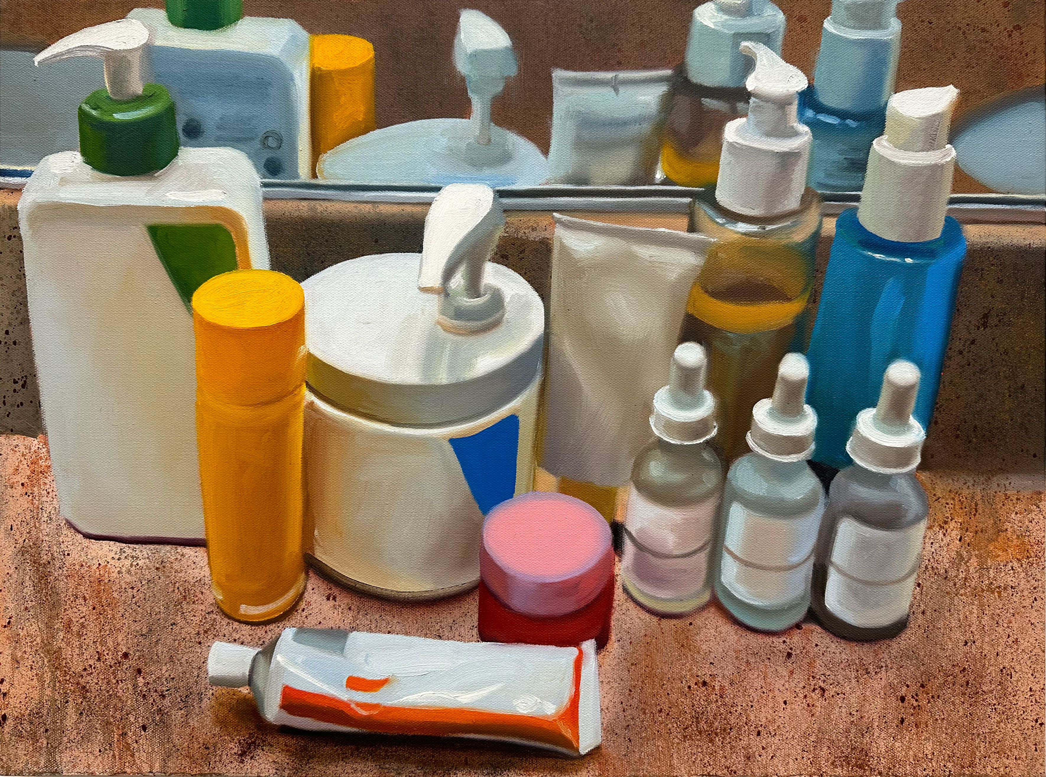 r/SkincareAddiction, oil on canvas, 18 x 24", 2022