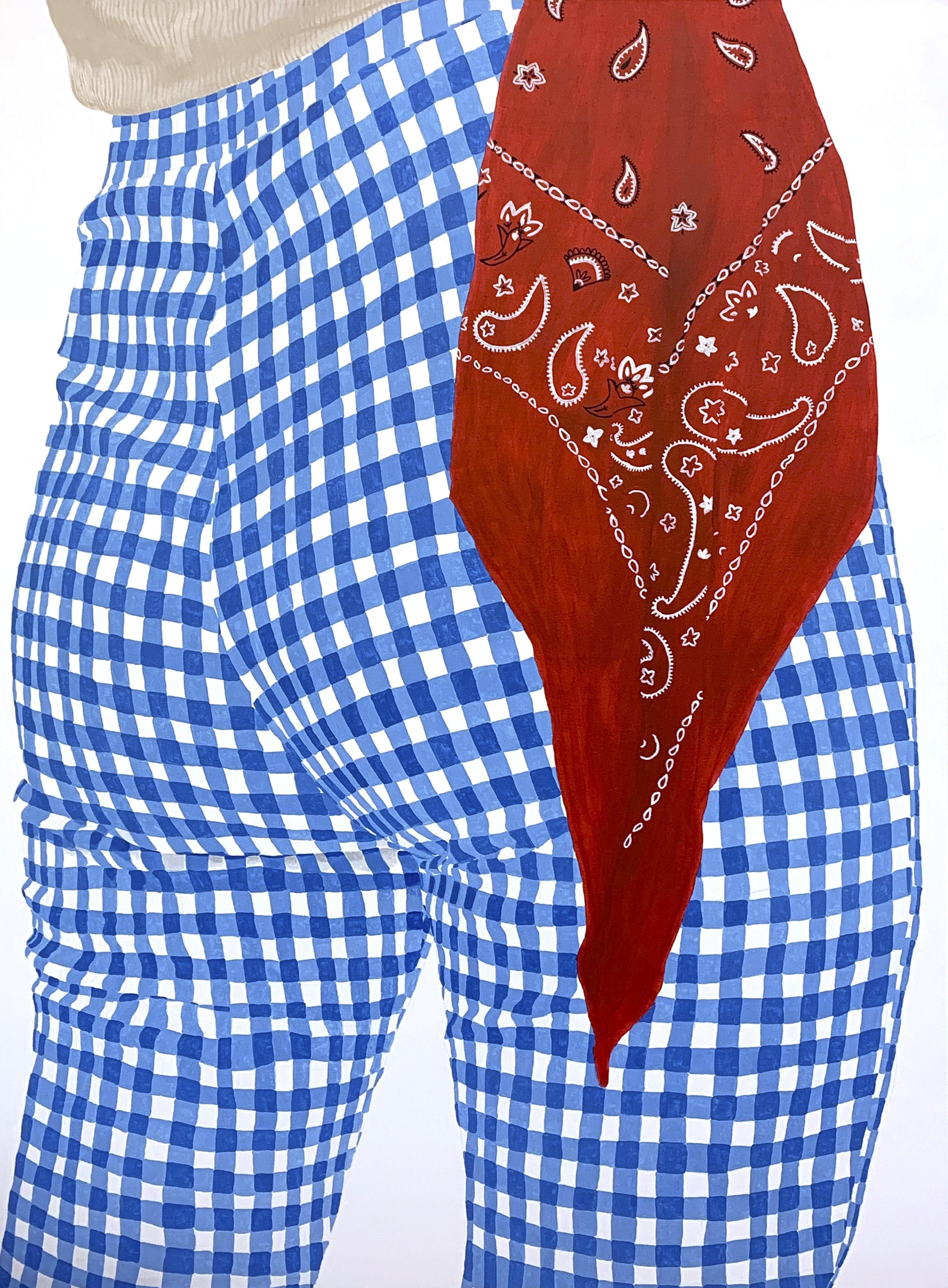 Picnic Season, 2018, acrylic on canvas, 140x100cm