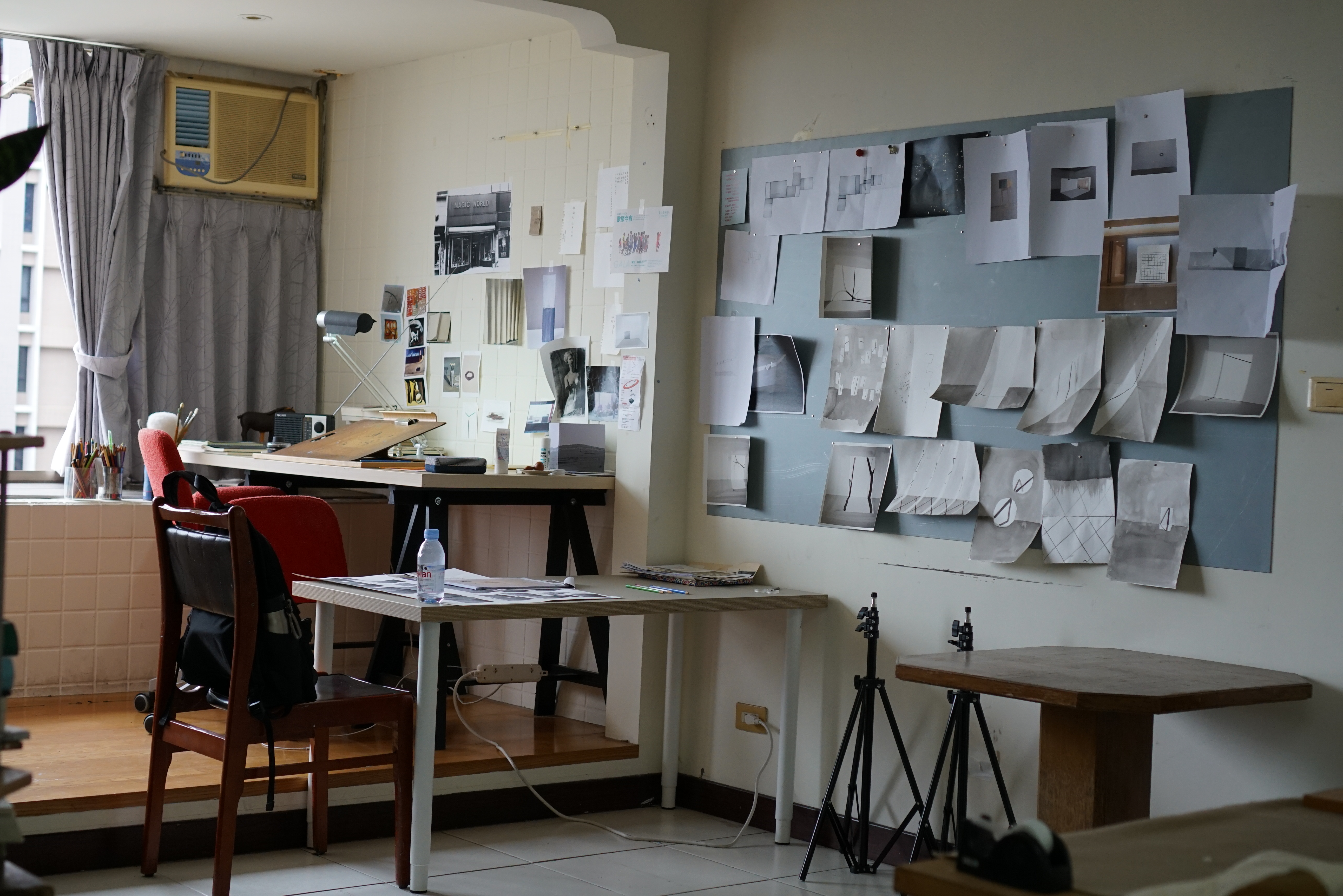 準備《時間簡史》的工作室