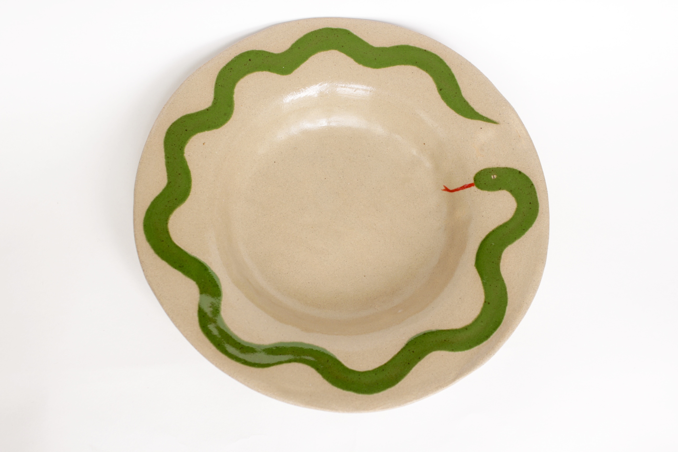 Snake Plate 2020, stoneware