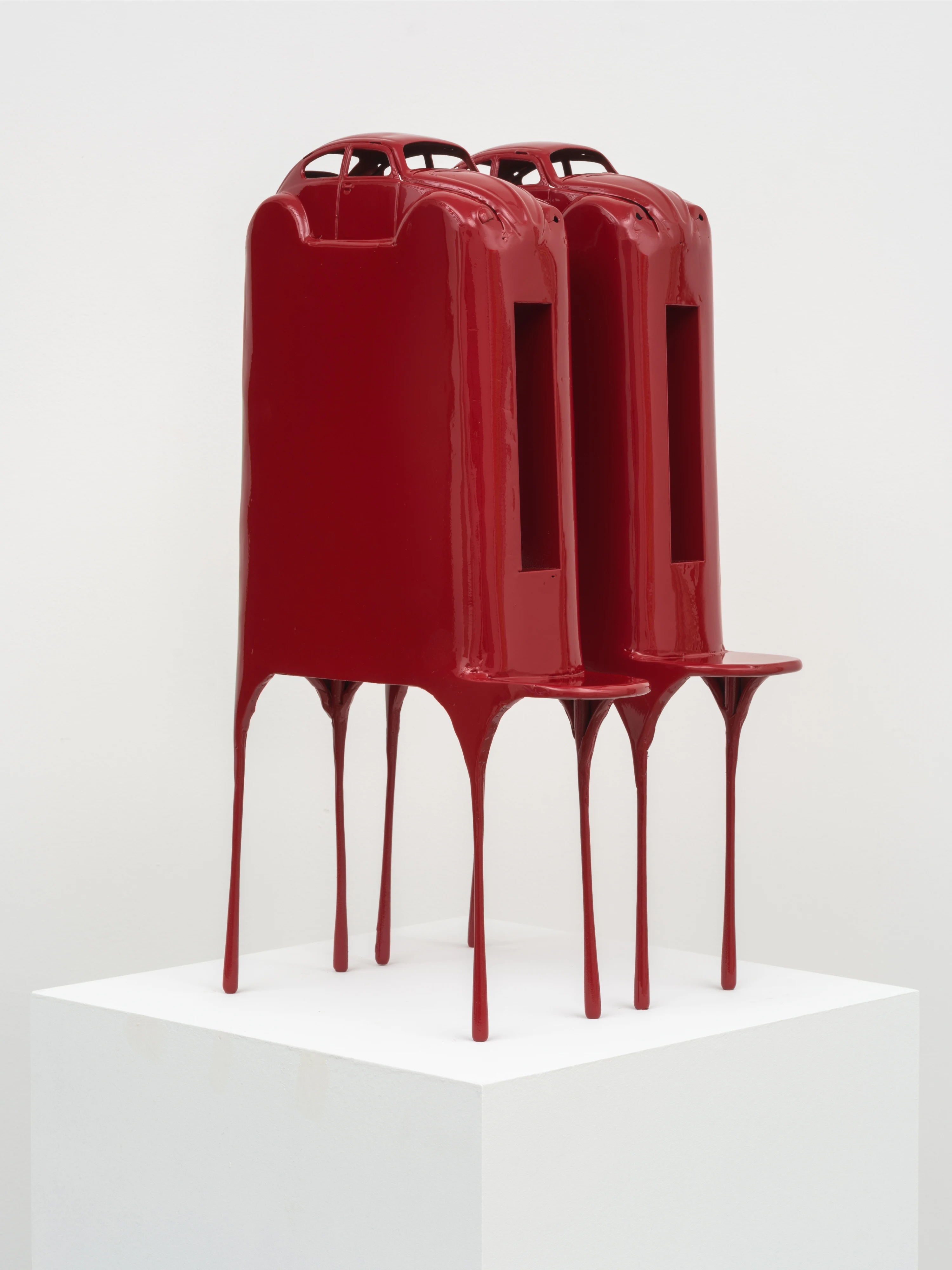Nicholas Sullivan Untitled, 2024 Steel and urethane paint Each 21 x 12 x 4 inches 53,3 x 30,5 x 10,2 cm
