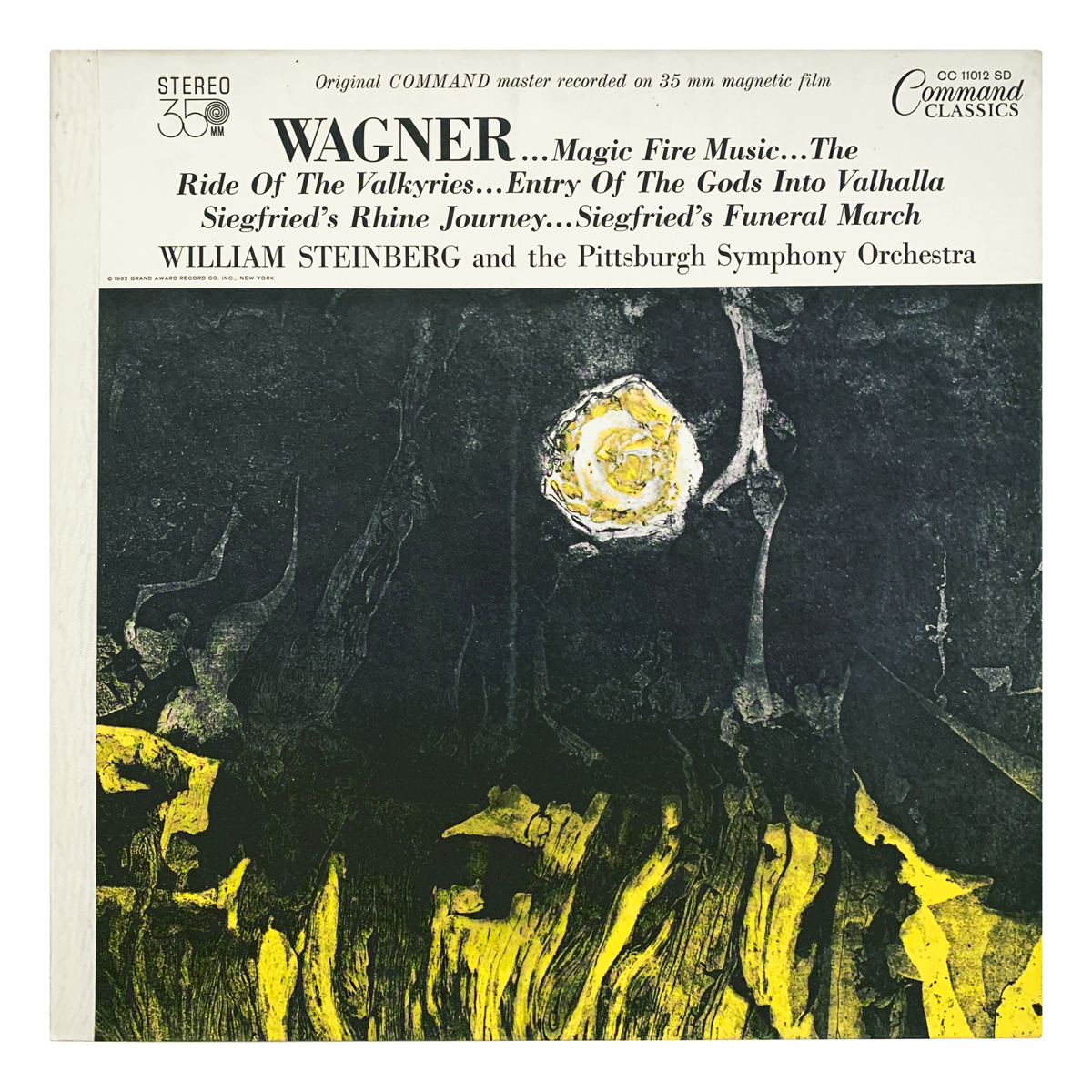 Command CC 11012 SD Richard Wagner - Various Pittsburgh Symphony Orchestra - William Steinberg Design: Jan Gelb (artwork)