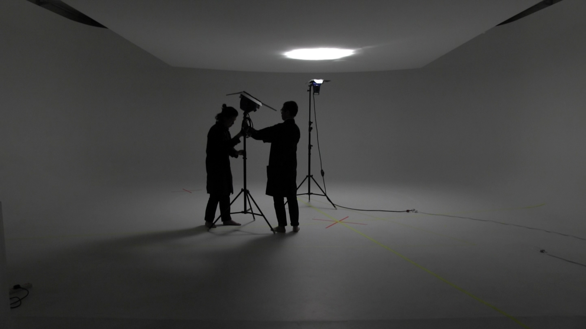 Video Still 6: 6.30pm, packing up remainding lights