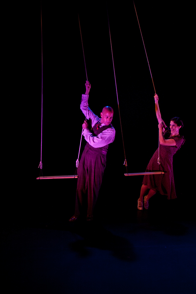 Christina Ritter as Anne and Christopher Marlowe Roche as St Ex | Photo Credit: Isaiah Tanenbaum