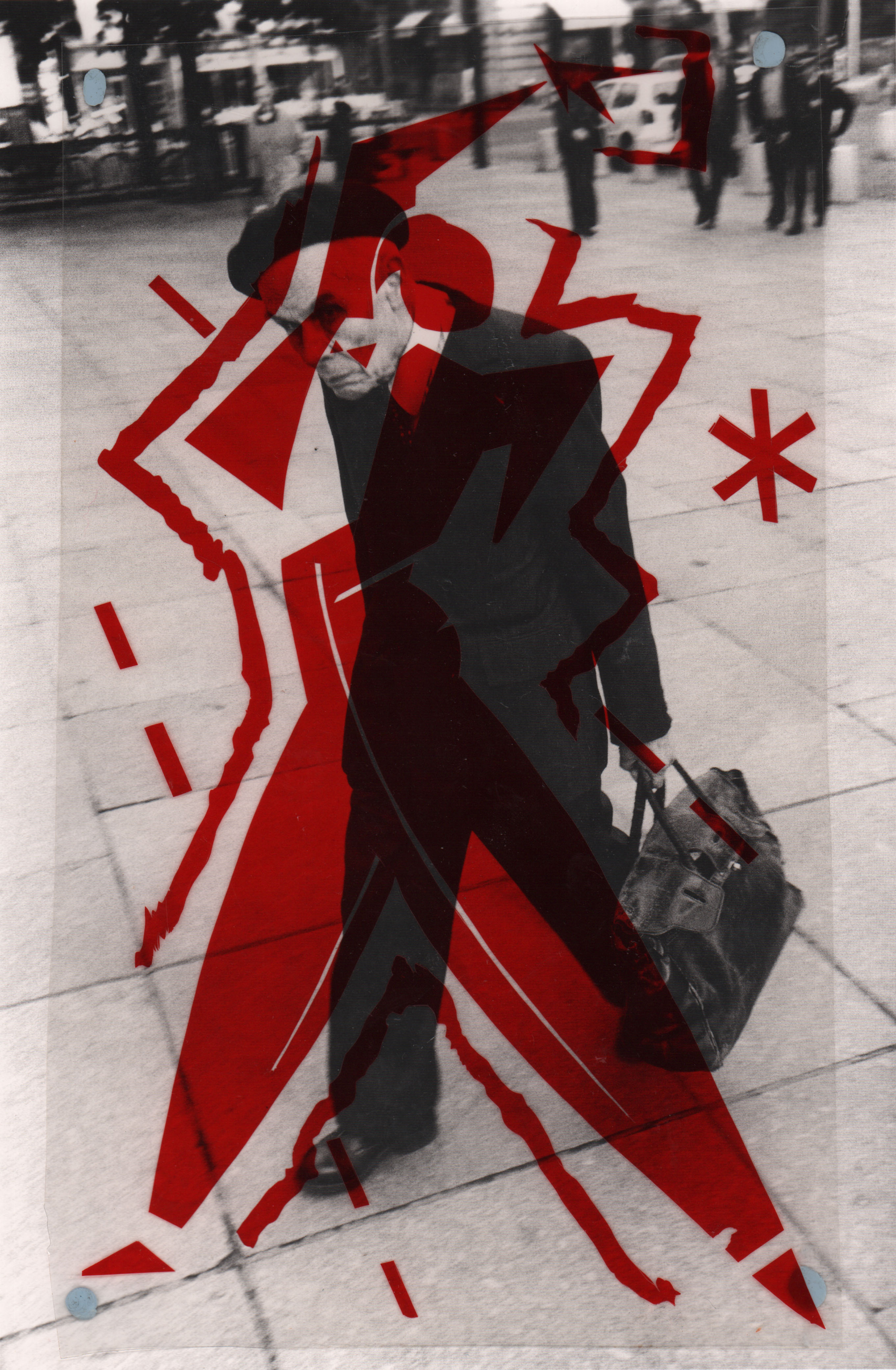 I'm Only Dancing, 2016, collage, 22 x 32 cm