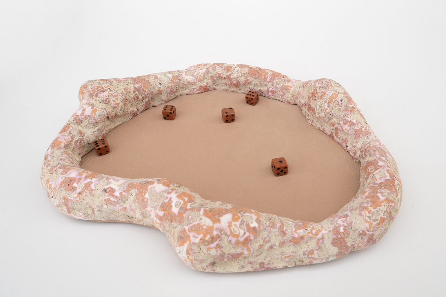 ELISSA LACOSTEDice Tray, orange