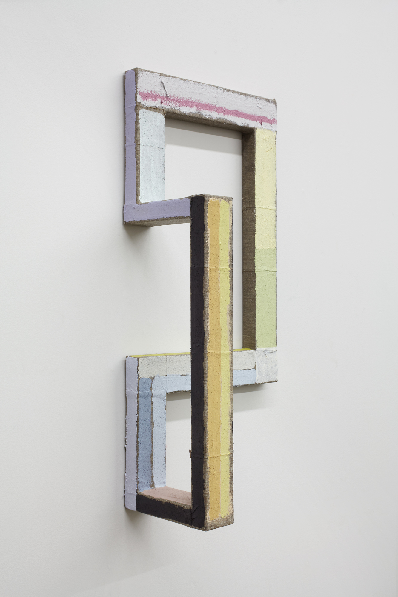 Do Like Free, 2016Steel wrapped with linen, acrylic paint24" x 11" x 6"