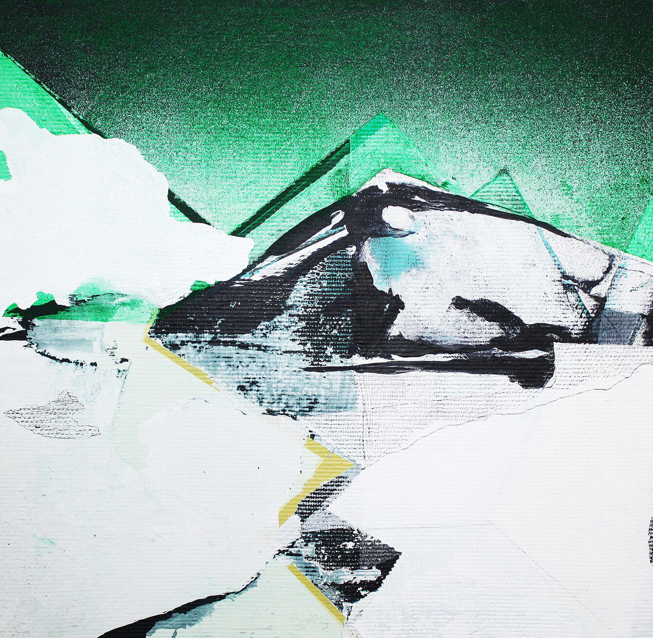 Fryd, Acrylics and oil on canvas, 20 x 20 cm, 2016