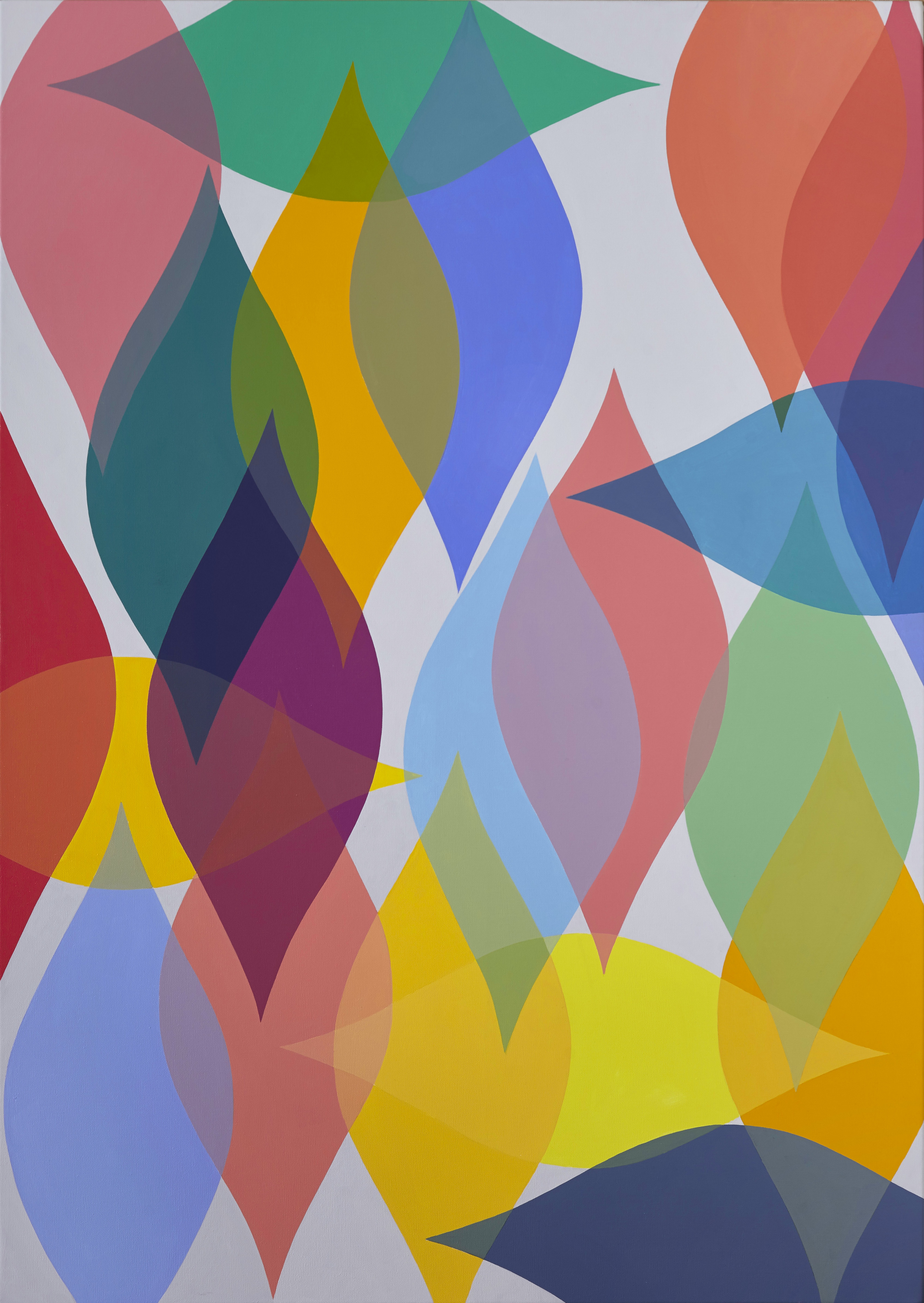 Untitled, 2016. Acrylic on canvas, 140 x 100 cm.